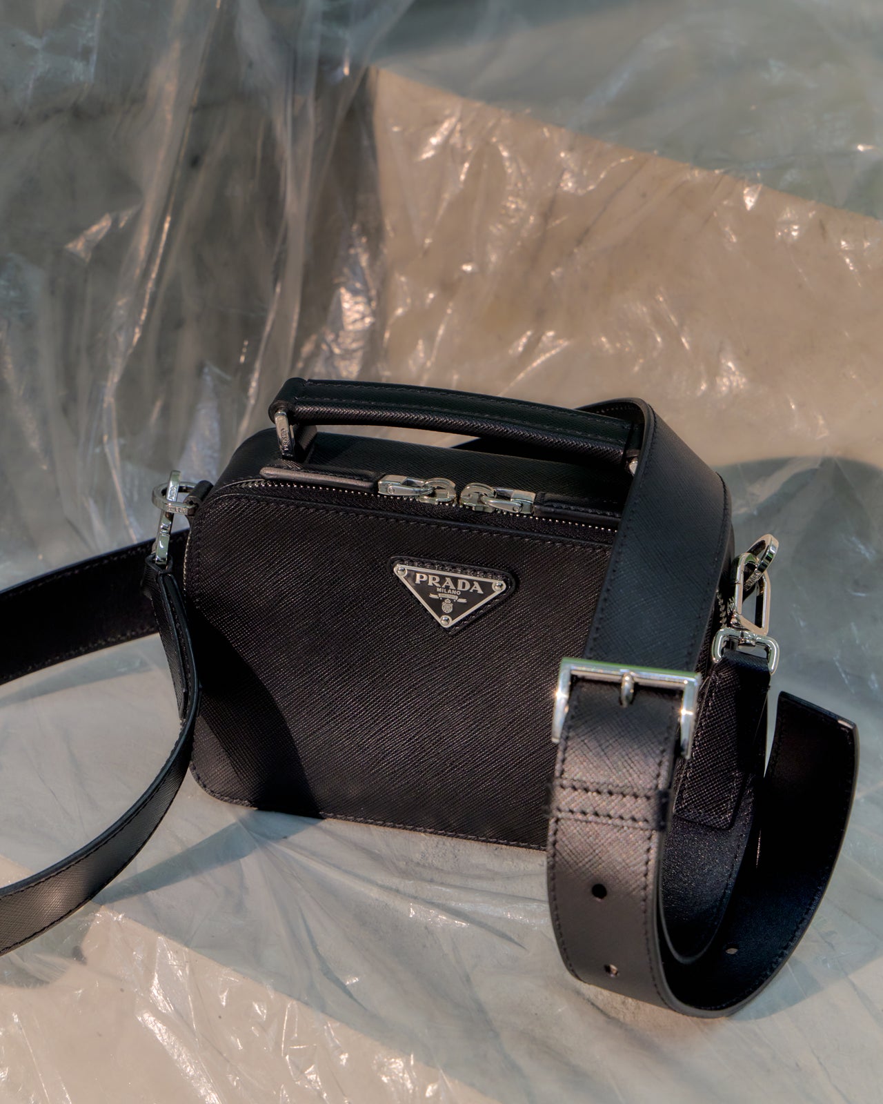 Prada Saffiano Brique Bag