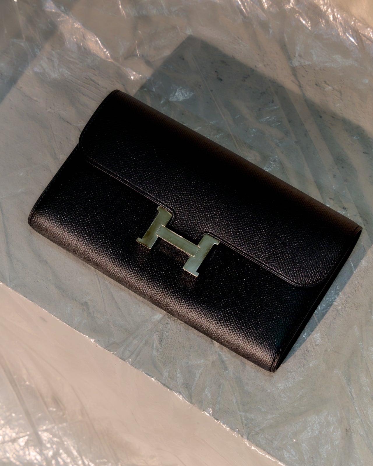 Hermès 2017 Portefeuille Constance Veau Epsom 89 Wallet