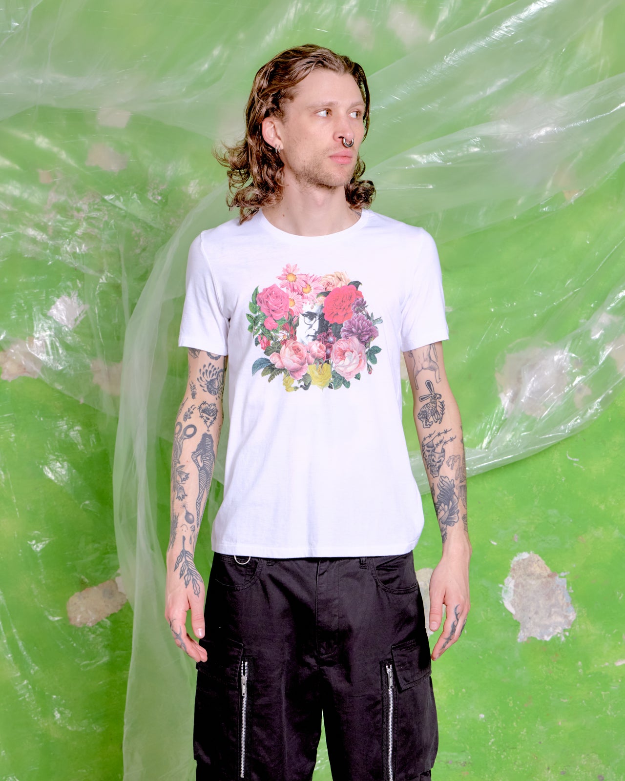 Undercover SS 2017 "Flower Face" T-Shirt