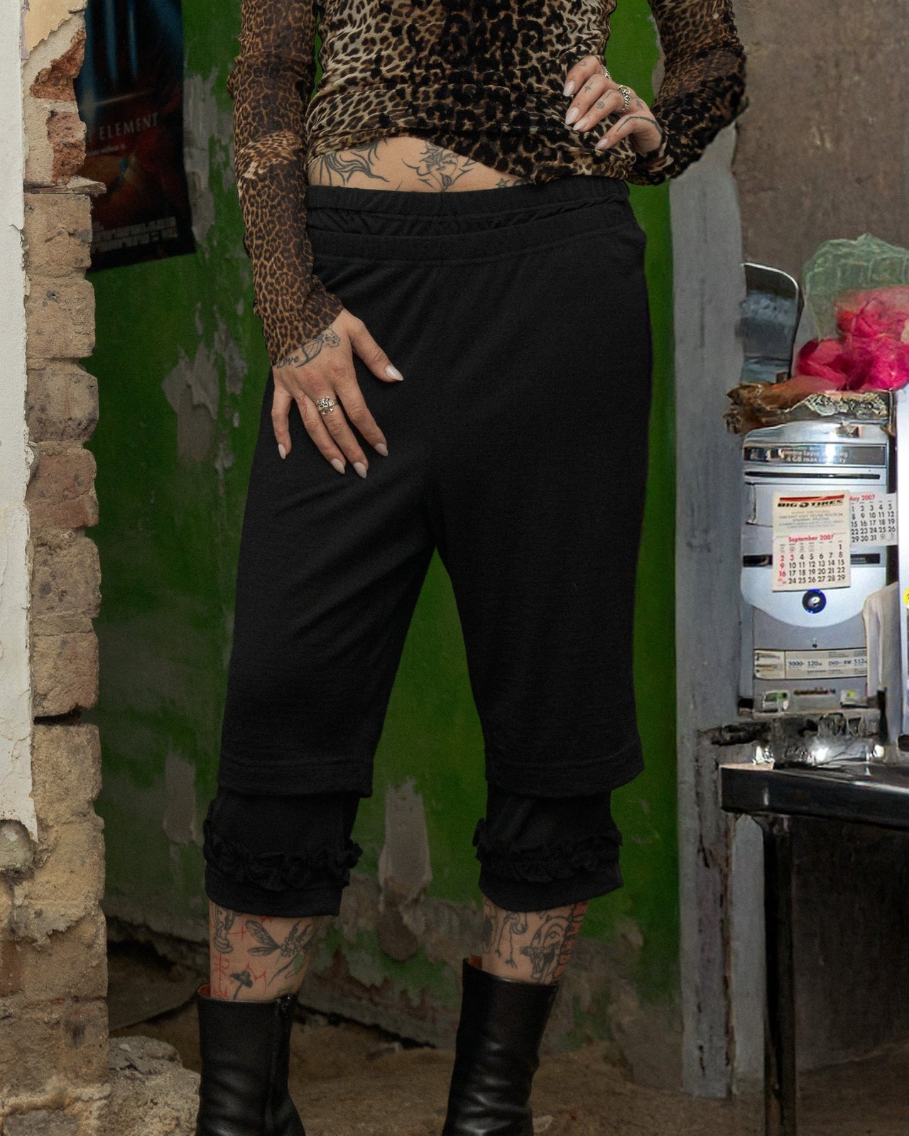 Comme des Garçons SS 2007 'Cubisme' Layered bloomer short