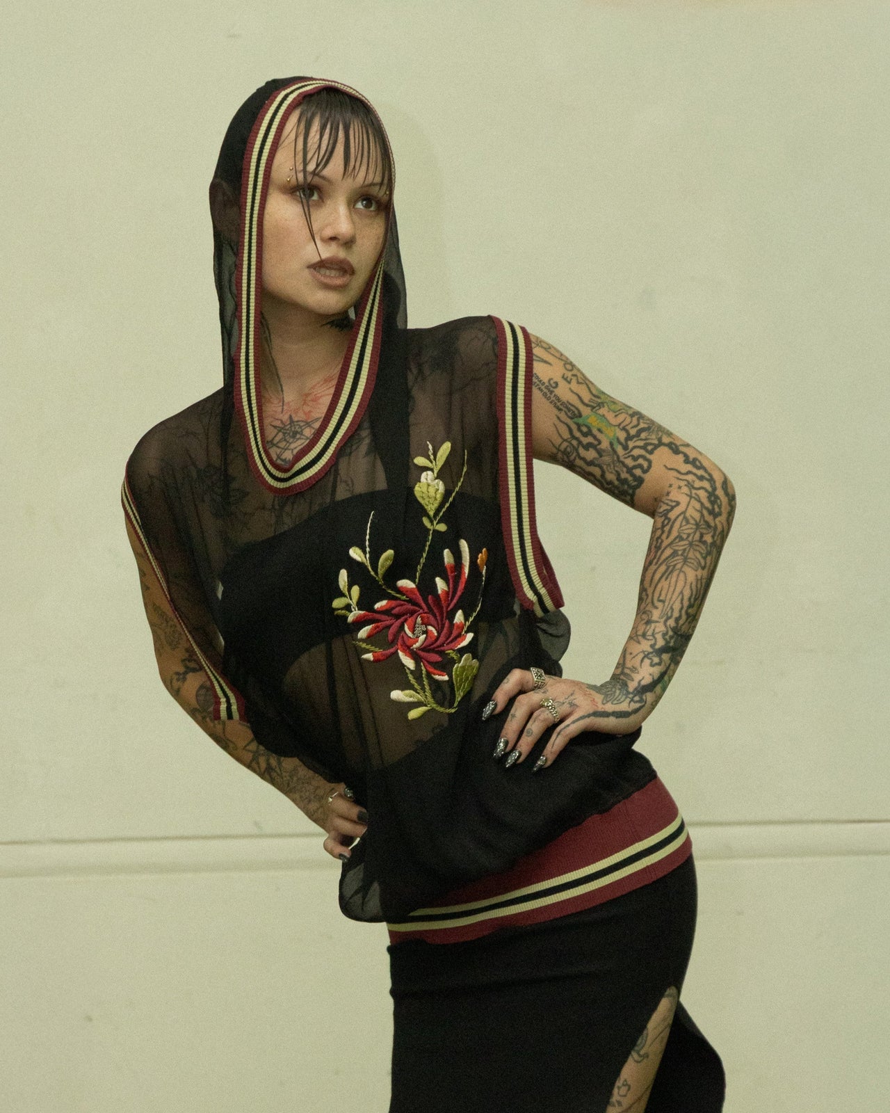 Jean Paul Gaultier SS 2007 Hooded mesh basketball tank