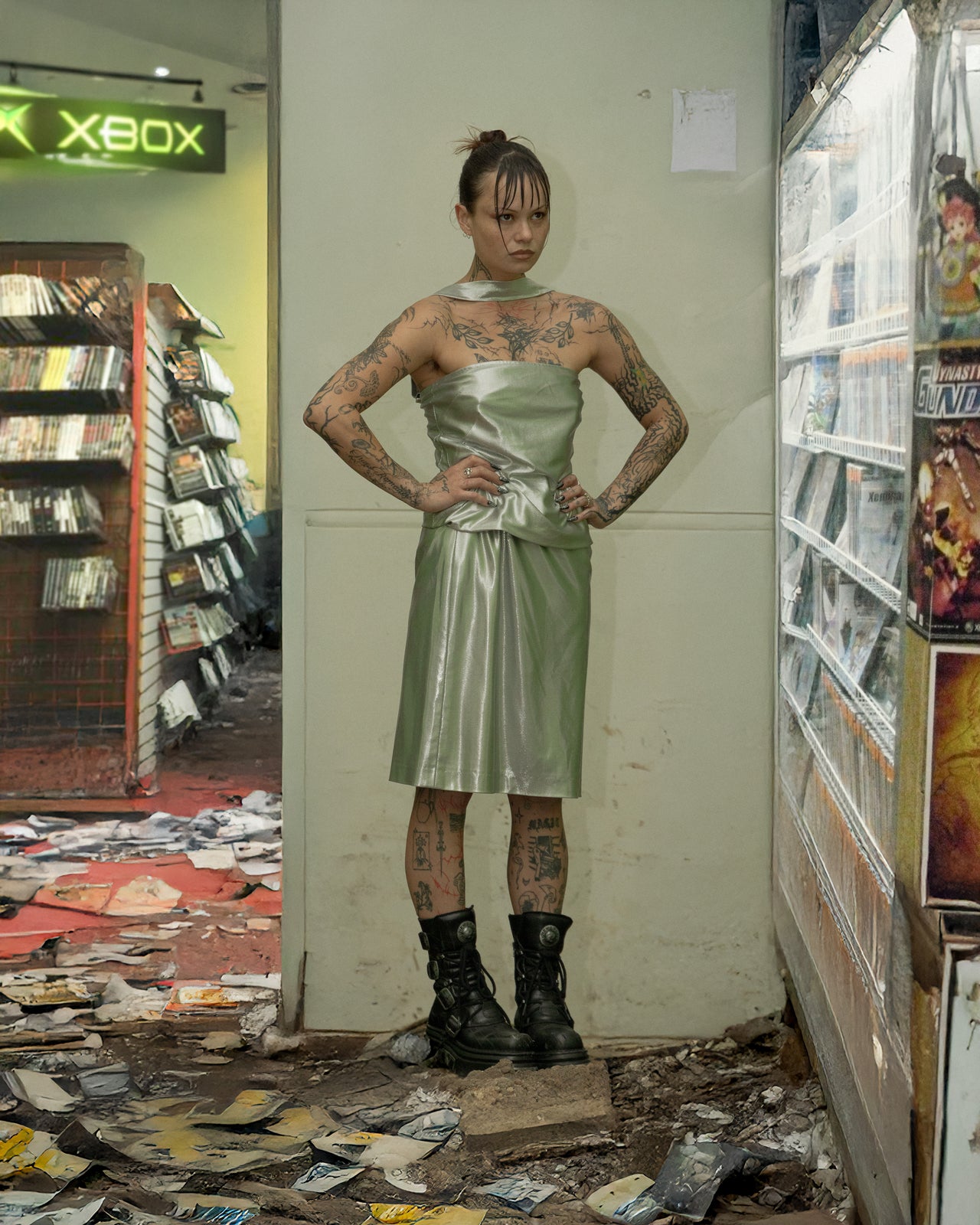 Versace Jeans Couture 1998 two-piece set