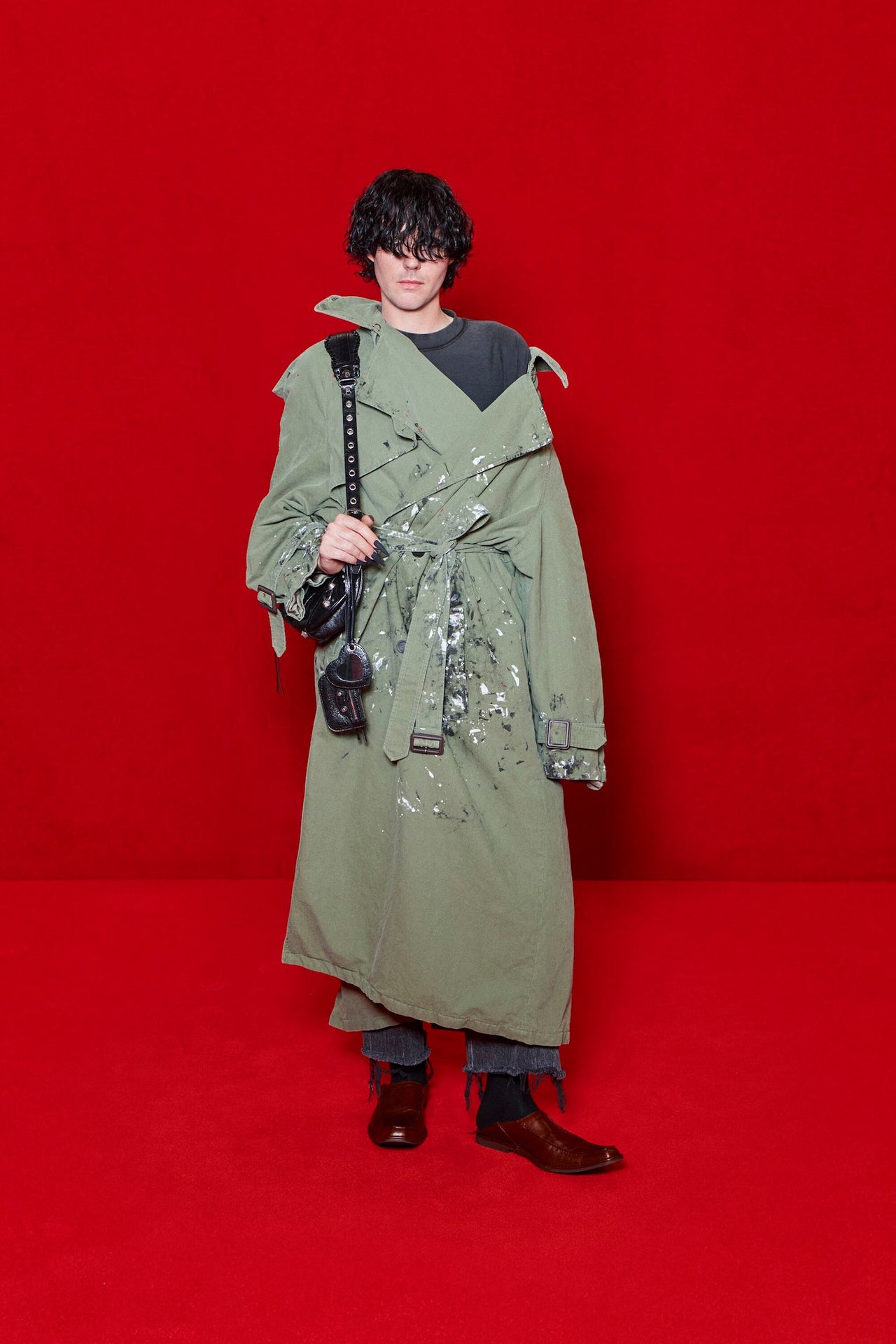 Balenciaga SS 2022 Look 52 Artist car coat