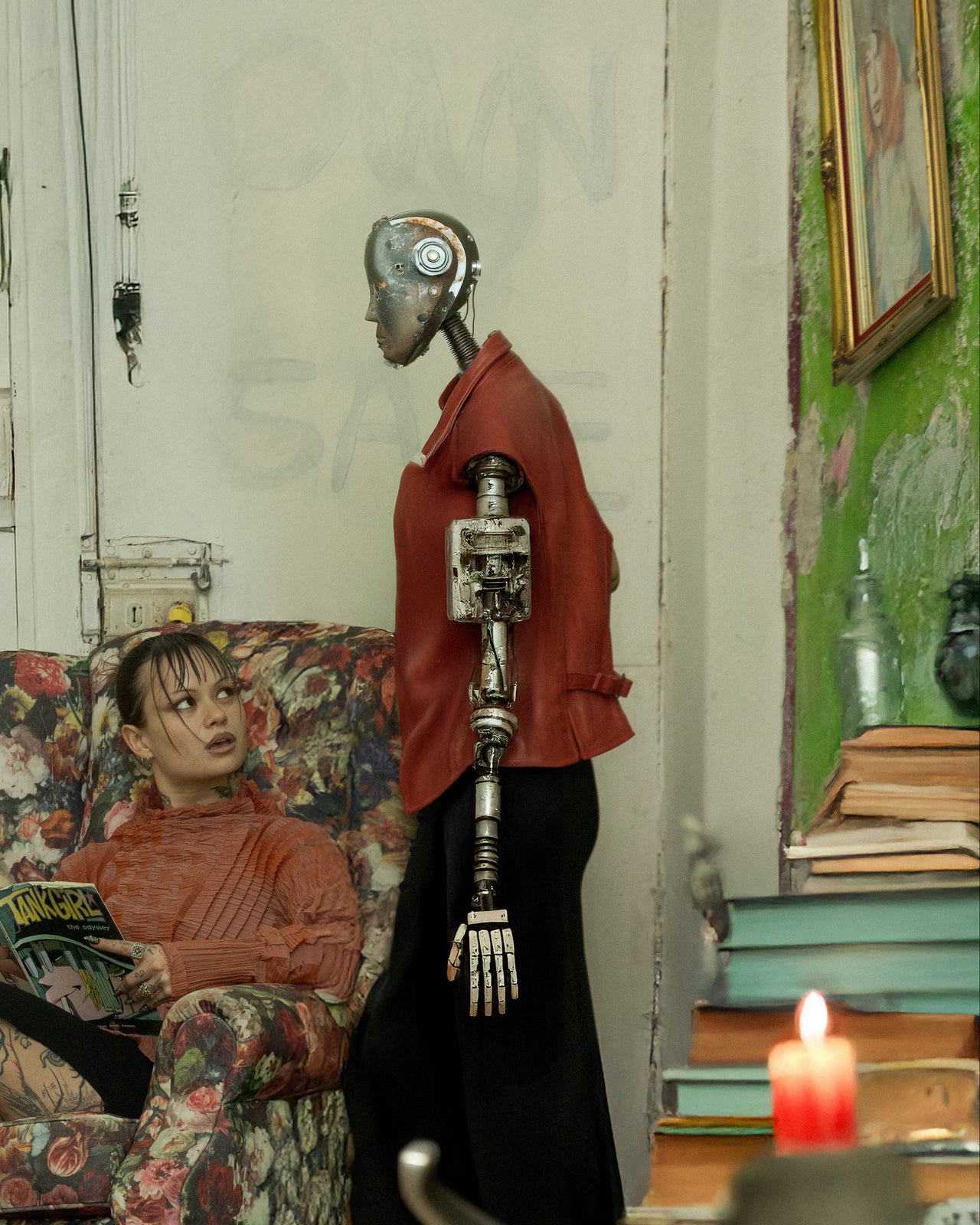 S.Komishi Artisanal leather vest