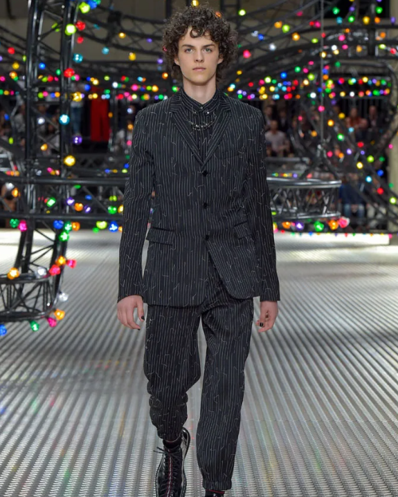 Dior SS 2017 Look 49 Pinstripe Pant