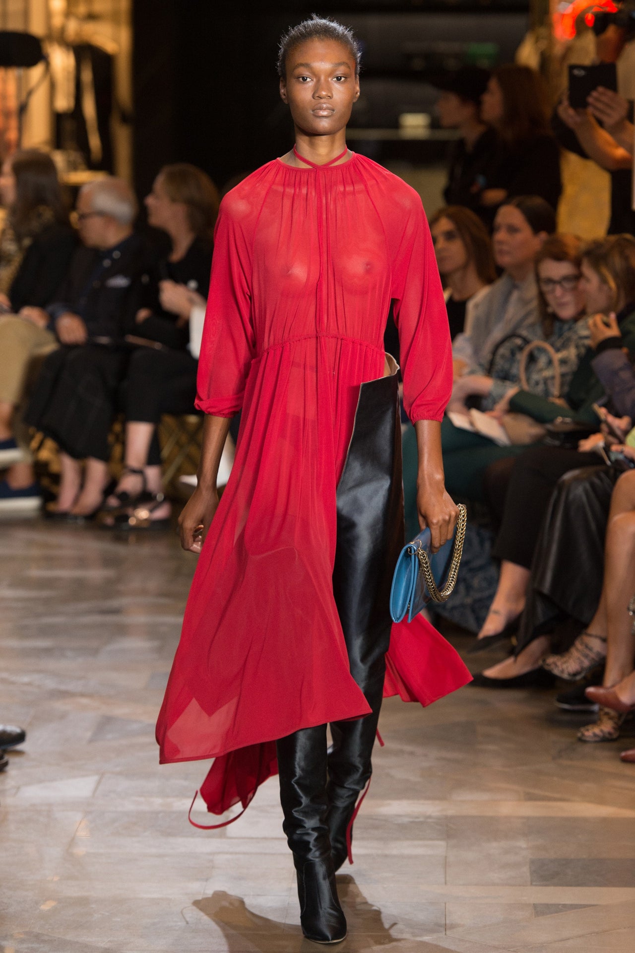SS 2017 Vetements red dress
