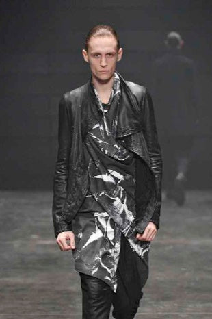 Julius FW 2012-13 Resonance Look 13 Lamb leather jacket