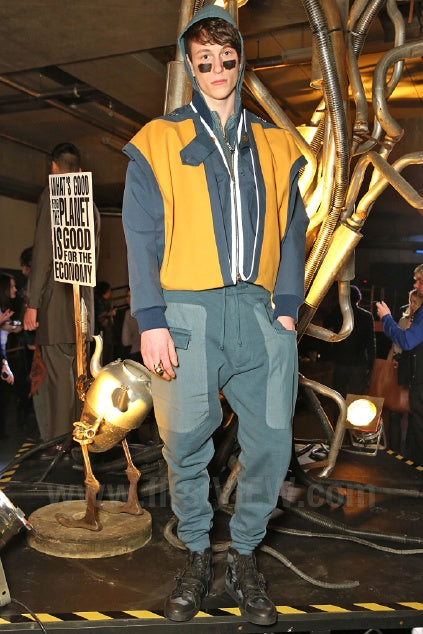 Vivienne Westwood AW 2014 Look 14 Transformable Bomber Jacket