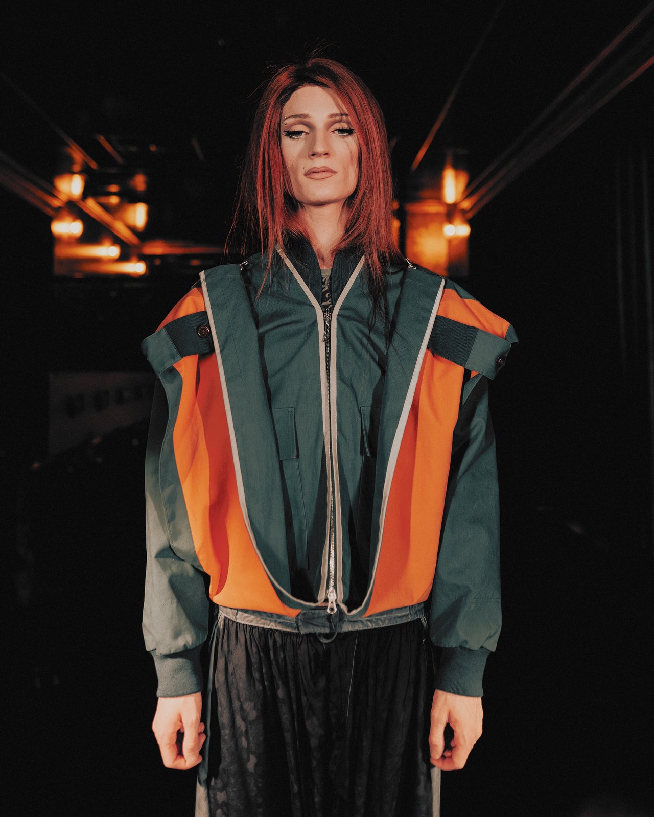 Vivienne Westwood AW 2014 Look 14 Transformable Bomber Jacket