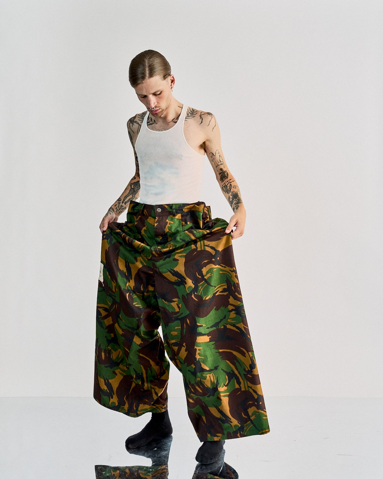 Martine Rose AW 2014 Oversized camouflage pants