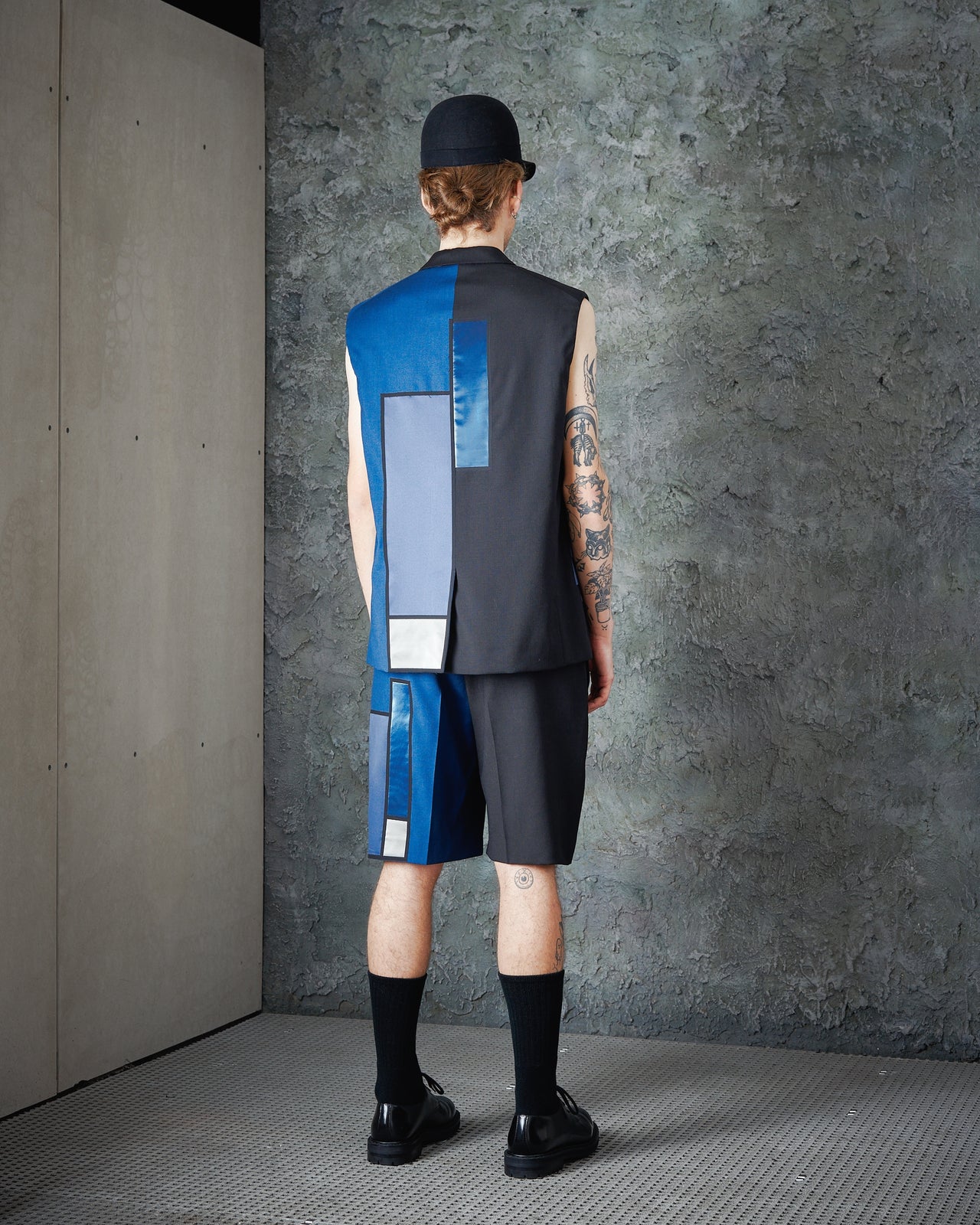 SS 2014 Mondrian sleeveless short suit set
