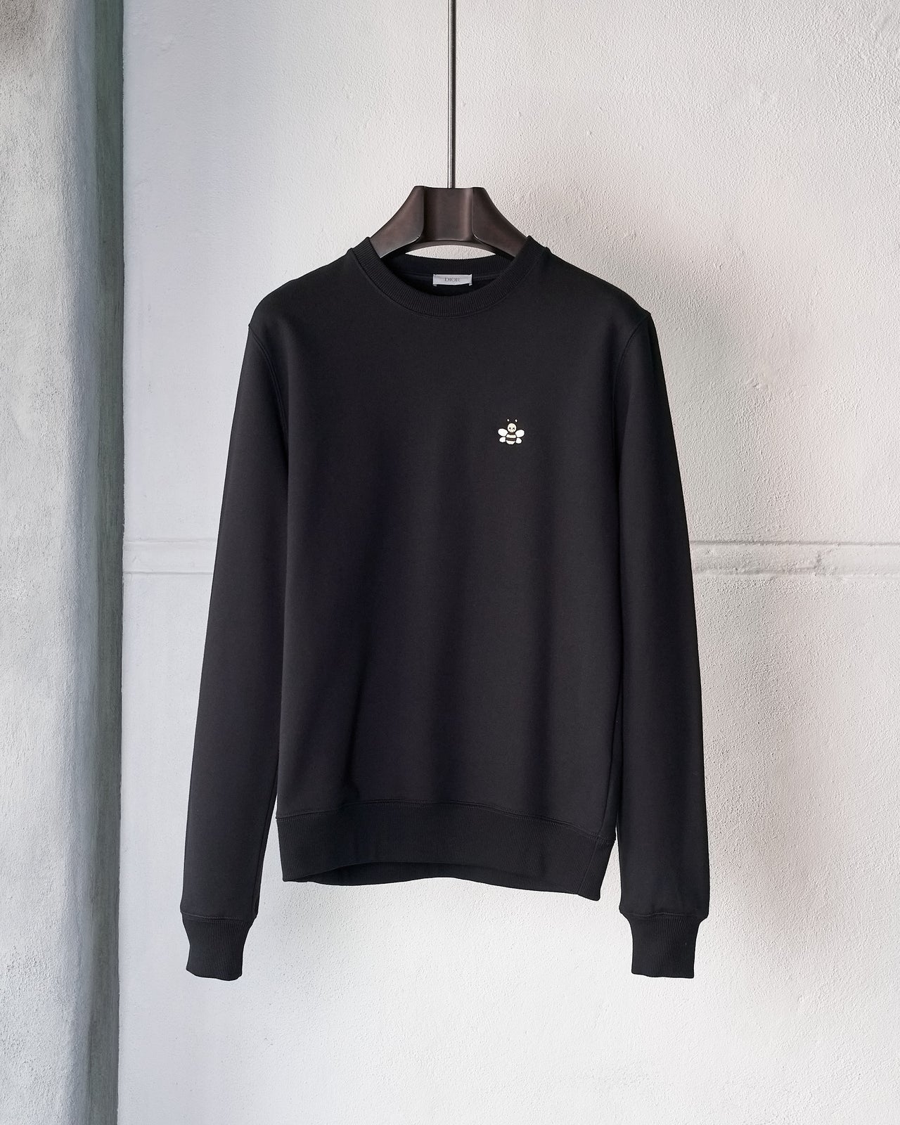 Dior x KAWS SS 2019 embroidered bee crewneck sweatshirt