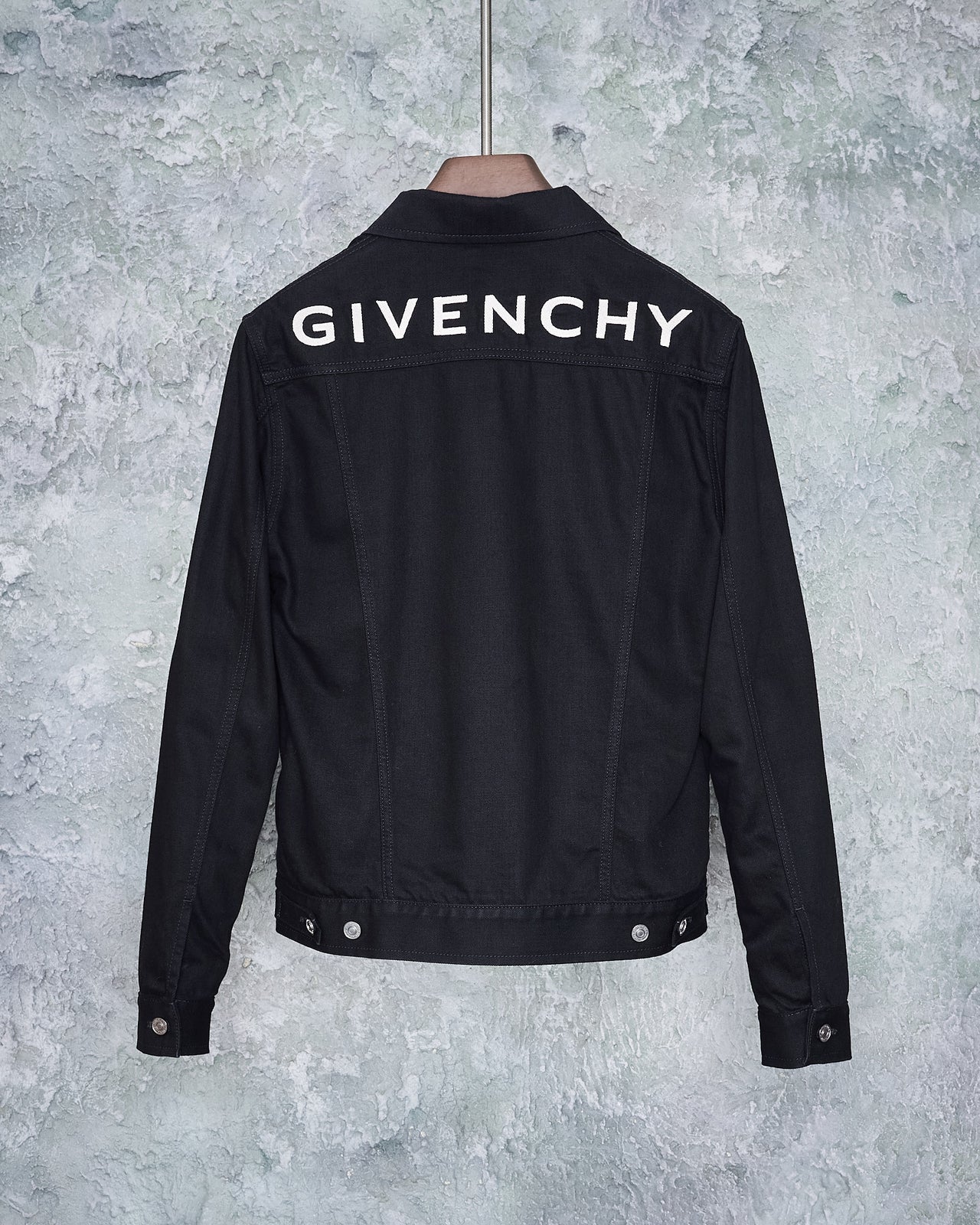 Givenchy SS 2021 Embroidered logo denim Jacket