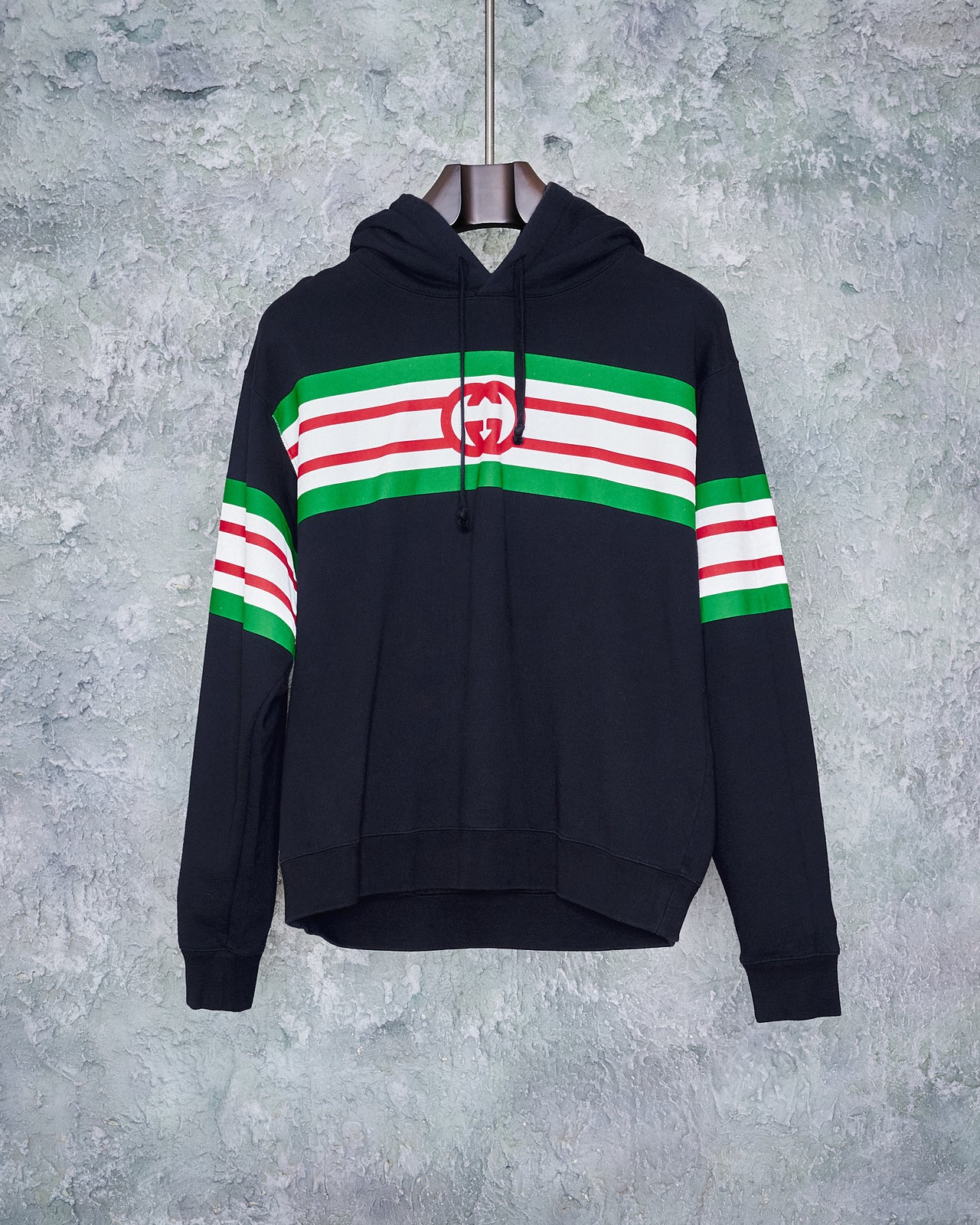 Gucci Interlock G with house stripes hoodie
