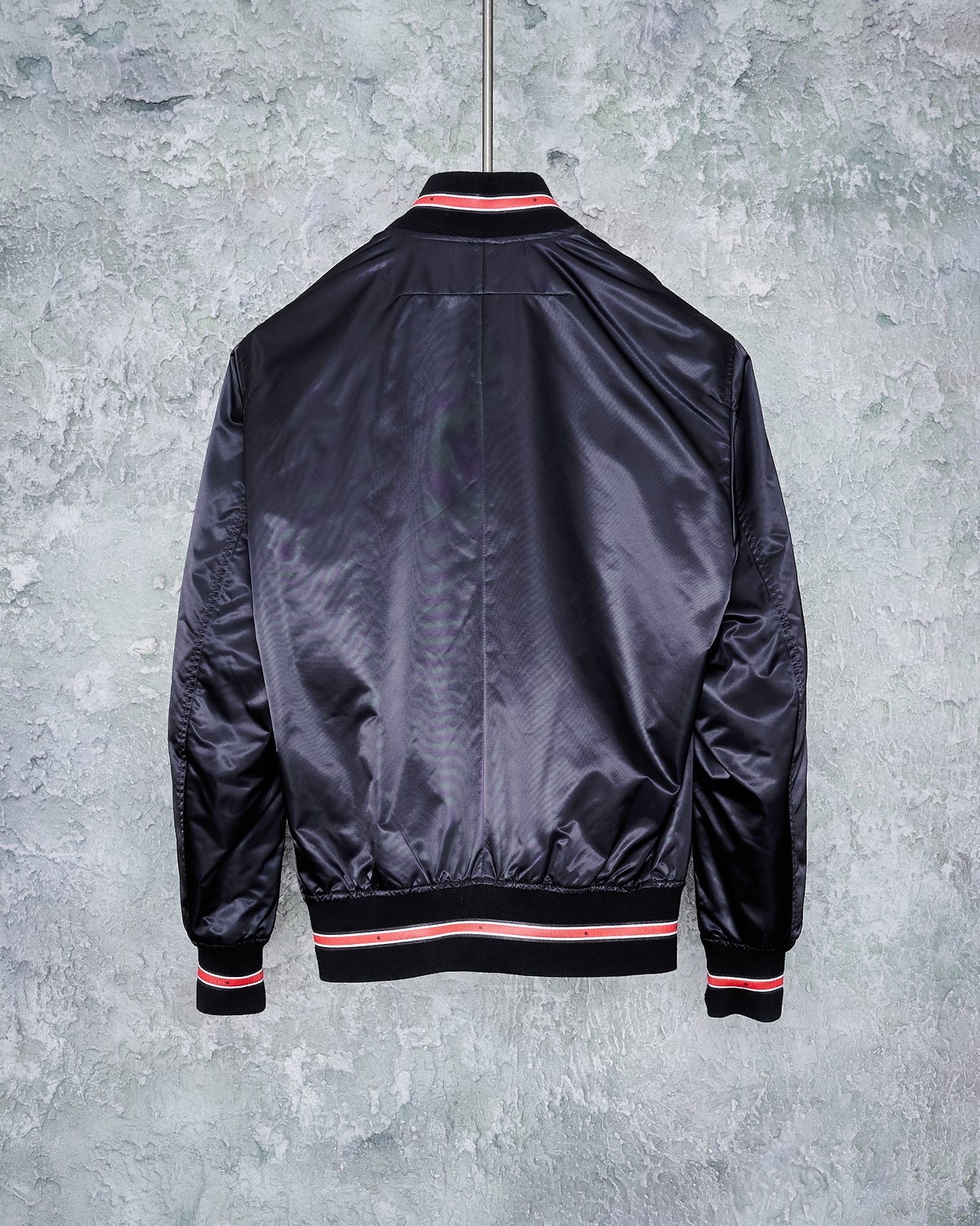 Givenchy Logo tag nylon bomber jacket