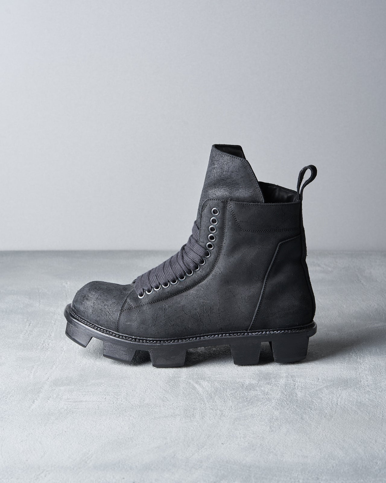 Rick Owens FW 2013 Plinth Hiker leather boot