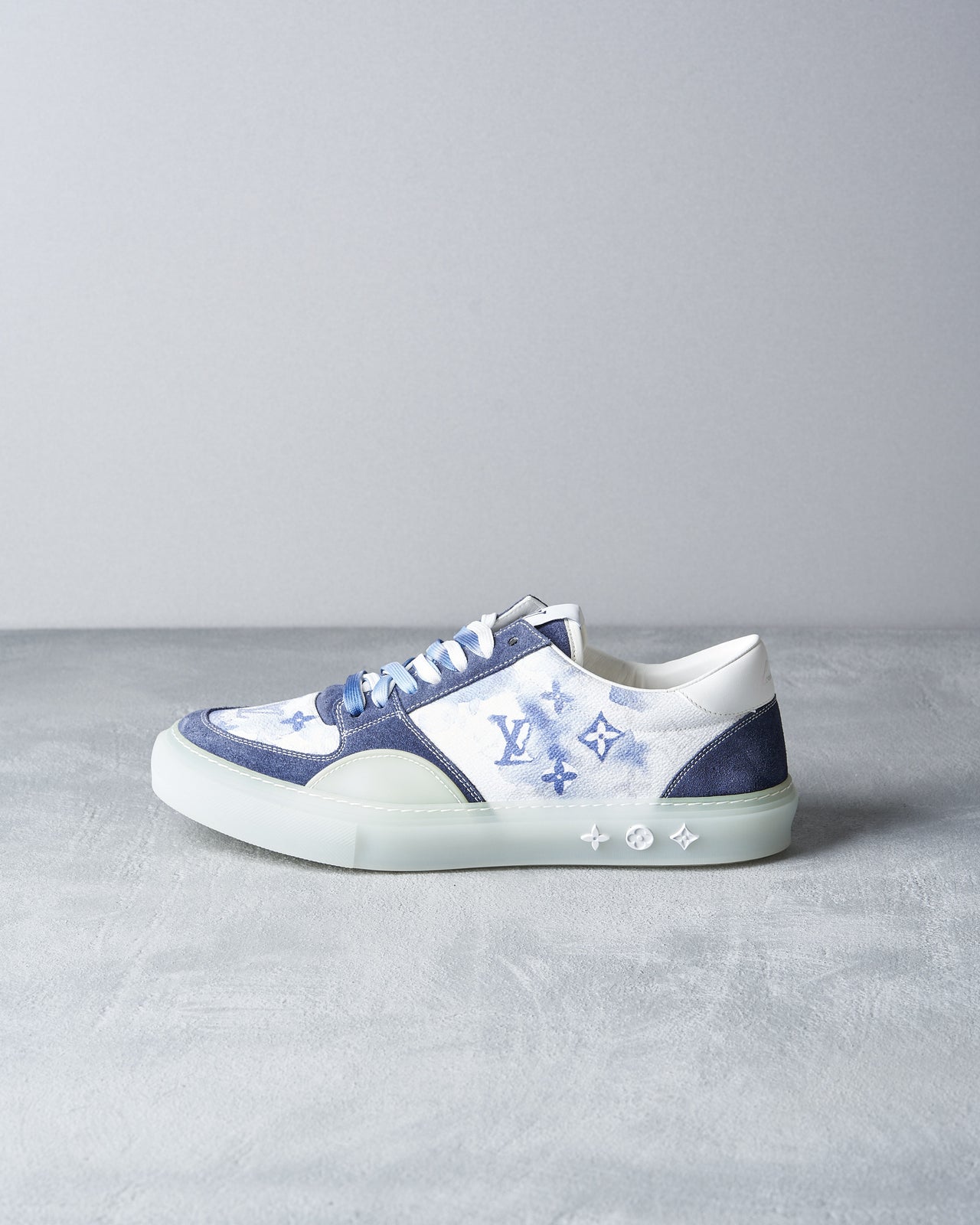 Louis Vuitton SS 2021 Ollie low-top watercolour monogram sneaker FA 0211