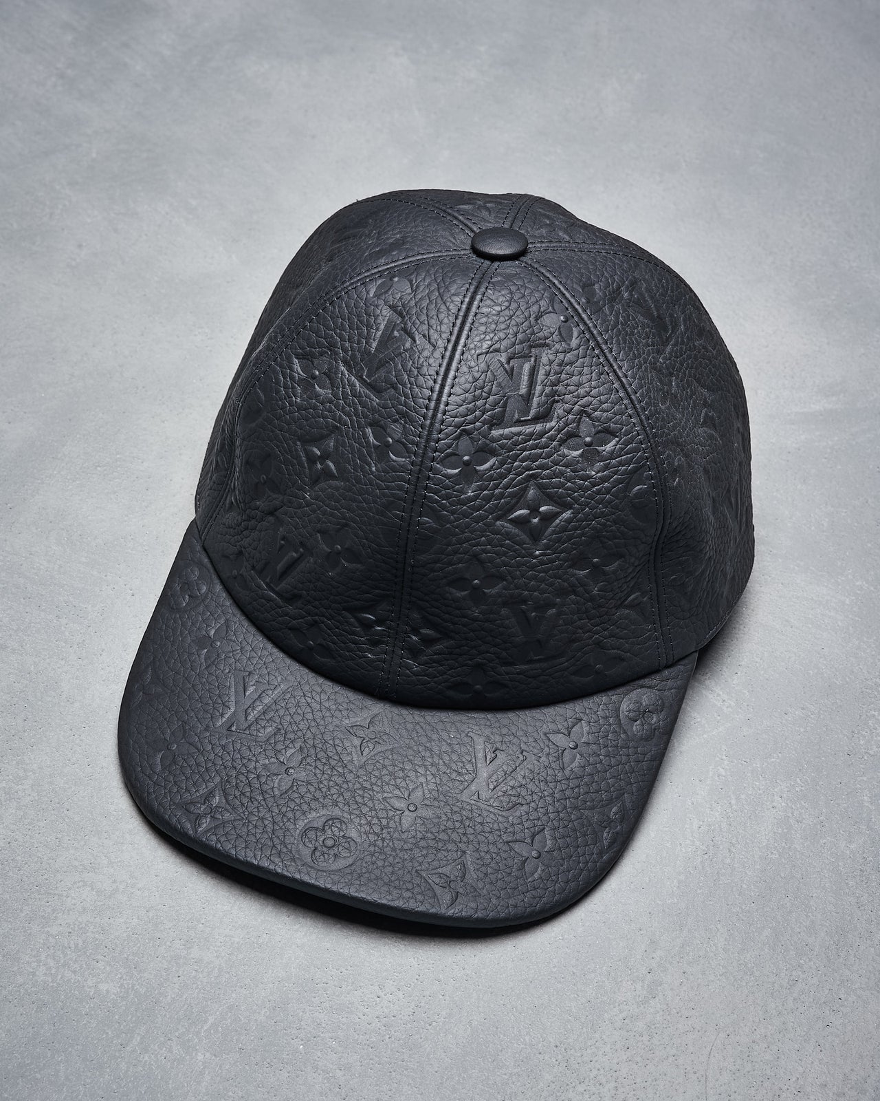 Louis Vuitton Leather embossed monogram 1.1 cap