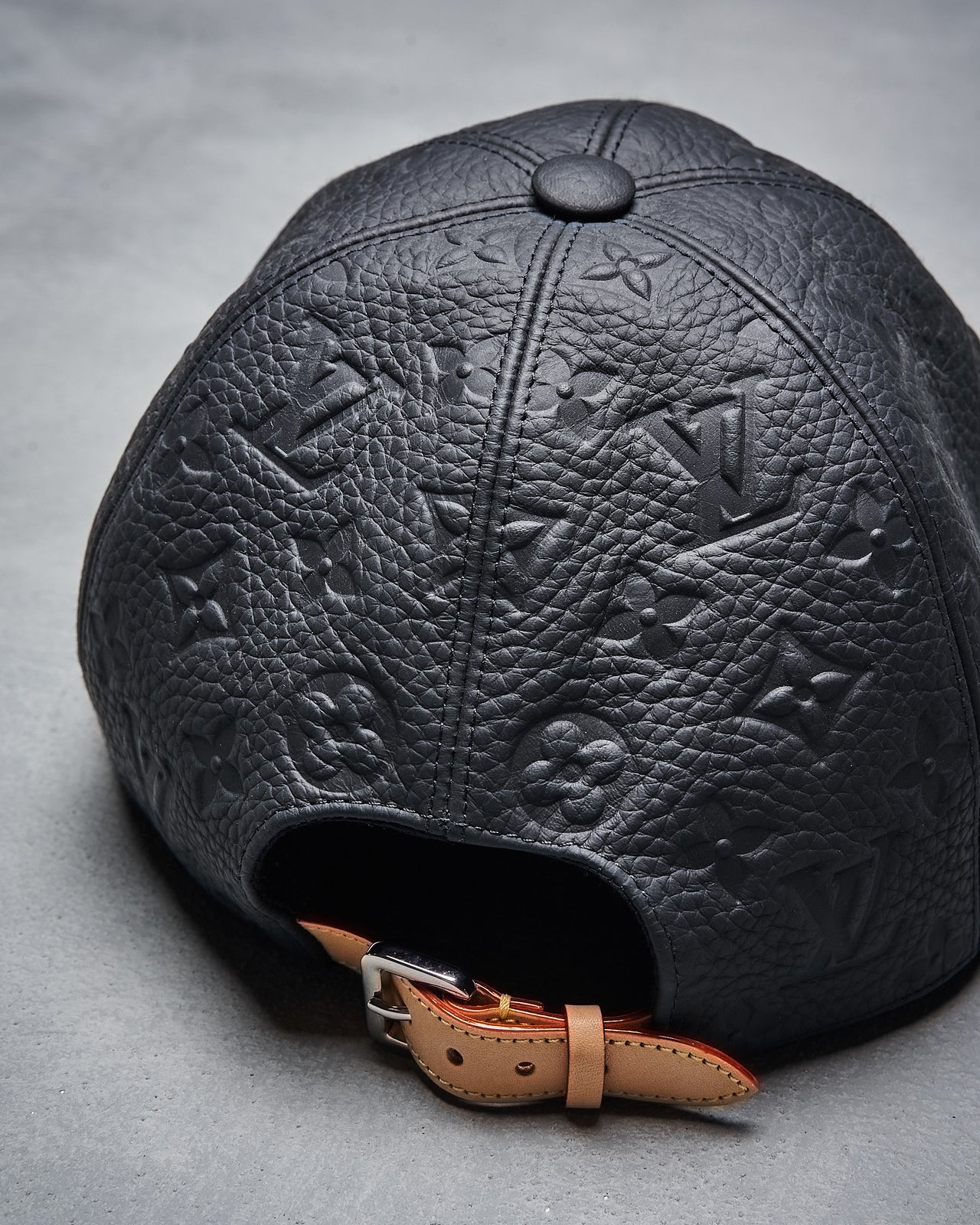 Louis Vuitton Leather embossed monogram 1.1 cap