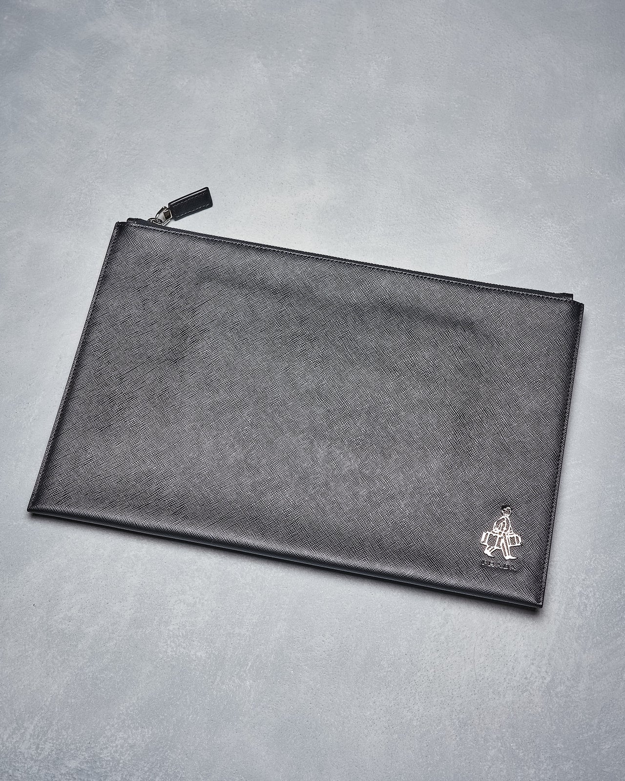 Prada 2015 Saffiano Voyage clutch document holder