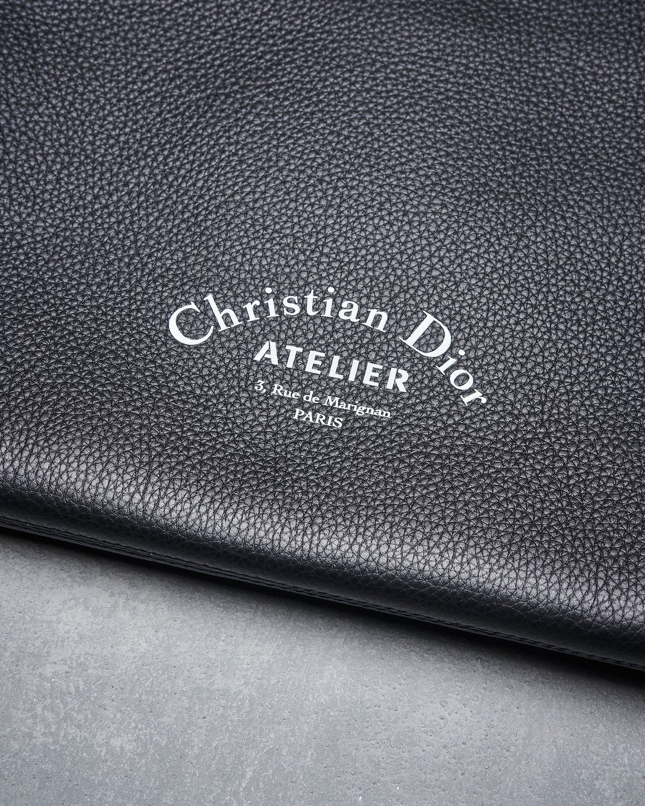 Dior SS 2018 Dior Homme Atelier portfolio zip clutch