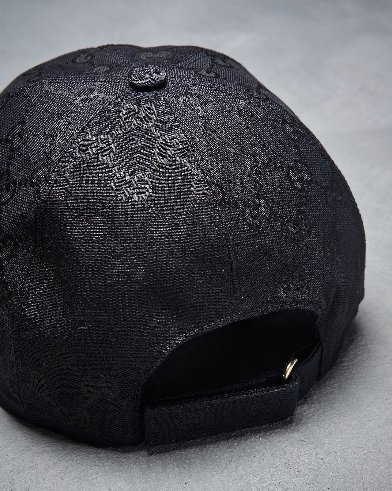 Gucci Interlocking GG leather patch cap