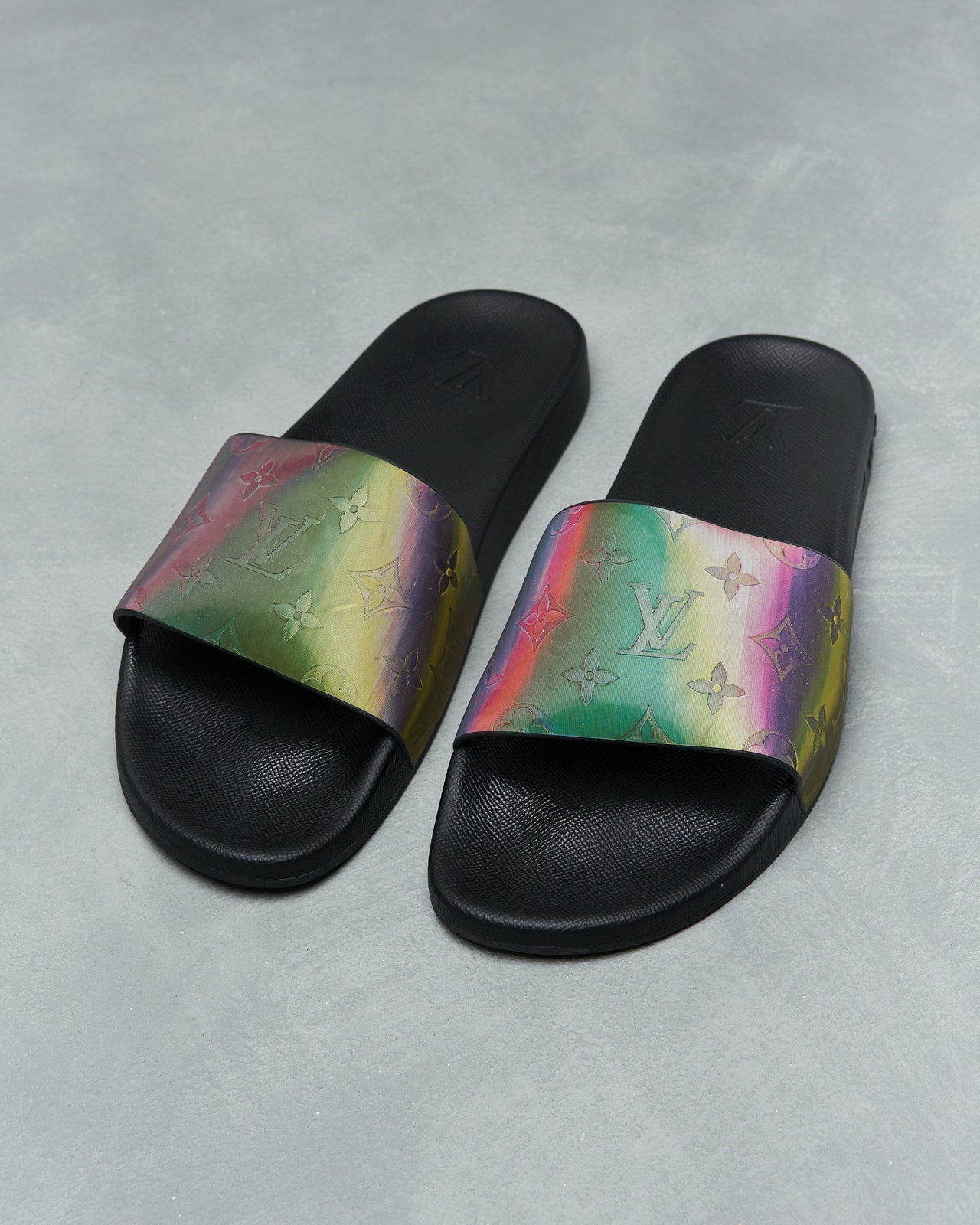 Louis Vuitton Iridescent prism slide