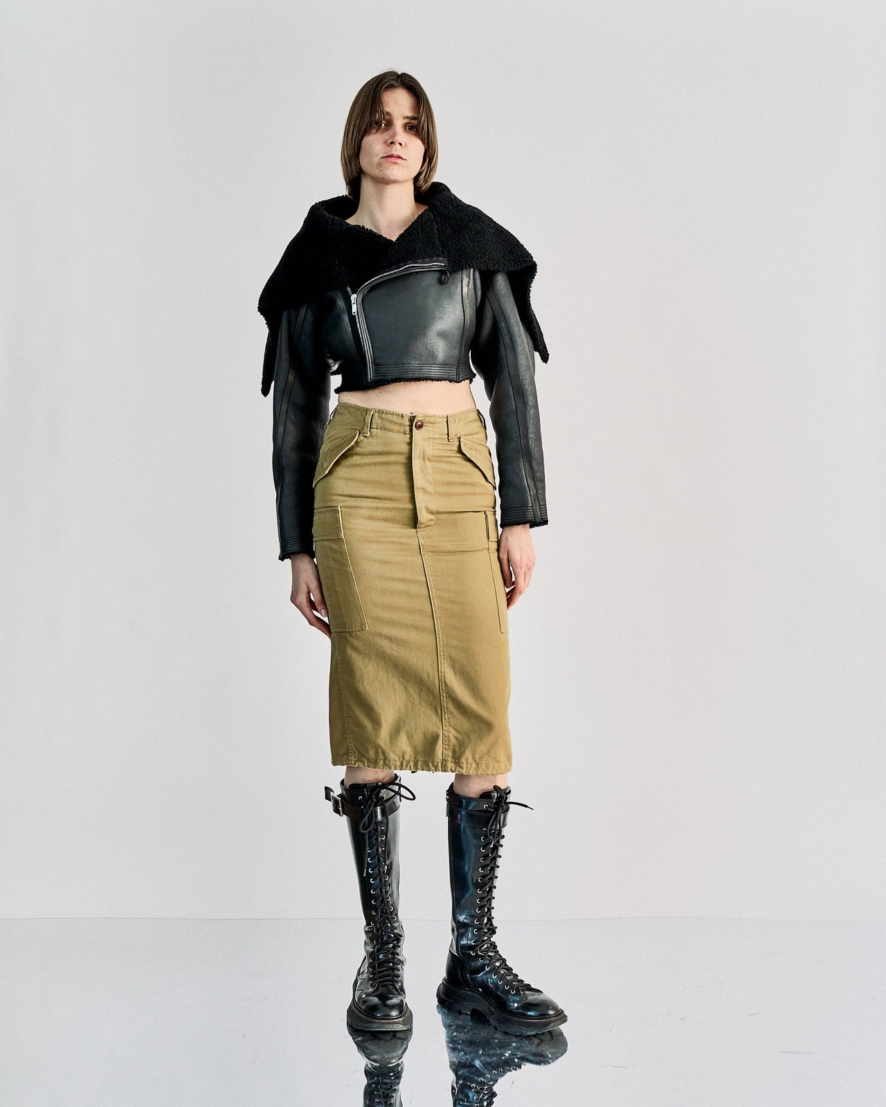 Rick Owens Sherling fur jacket