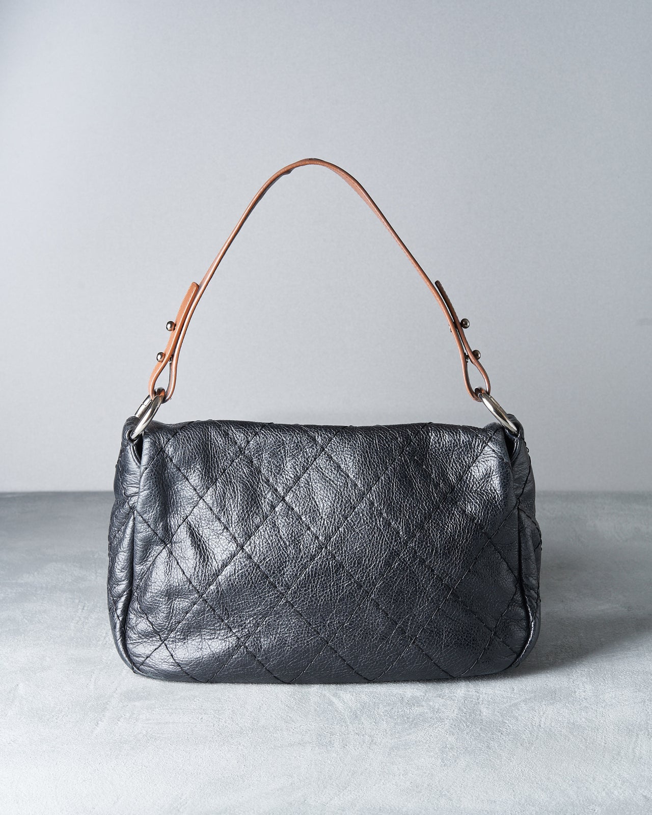 Chanel 2011 "On the Road" Caviar flap bag