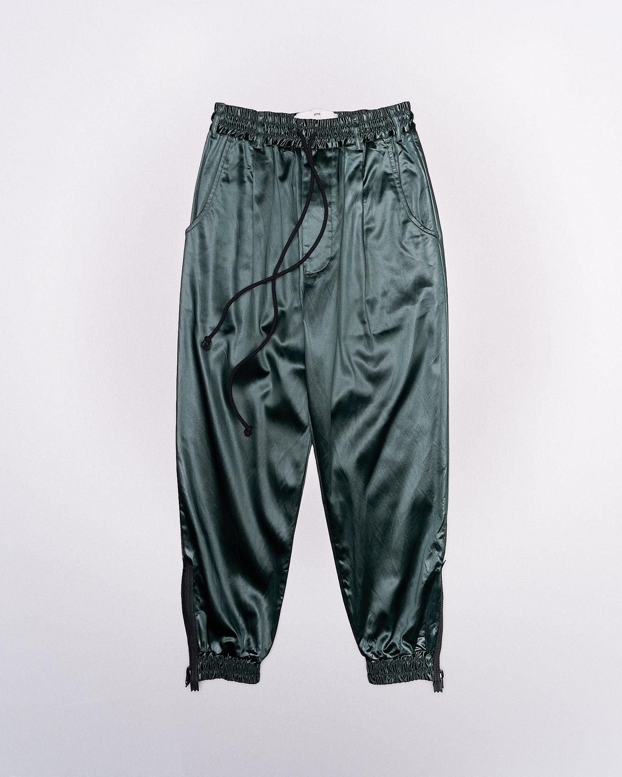 Song For The Mute 22.1 Avenue D'ivry pleated zip trackpant