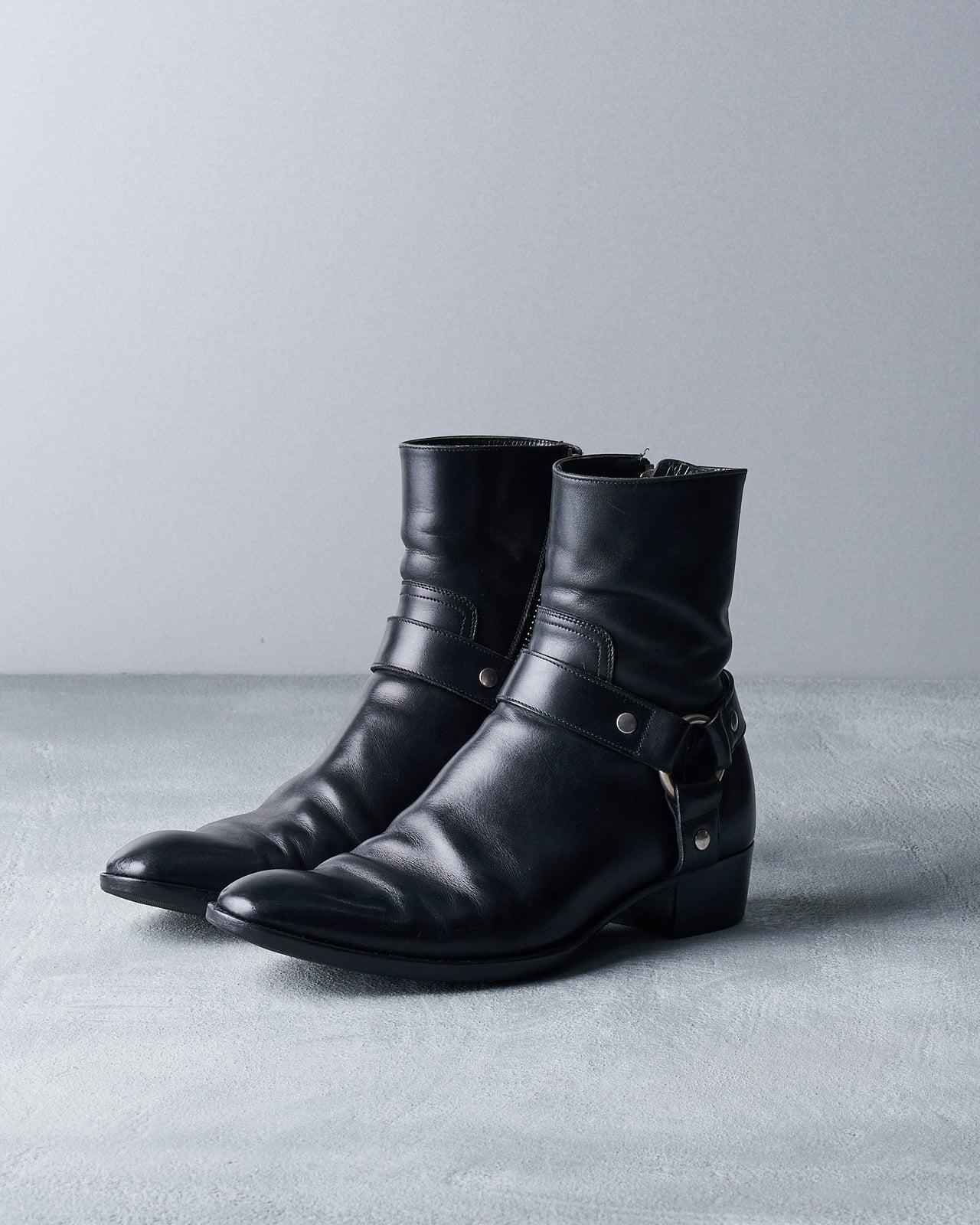 Saint Laurent Wyatt leather boot