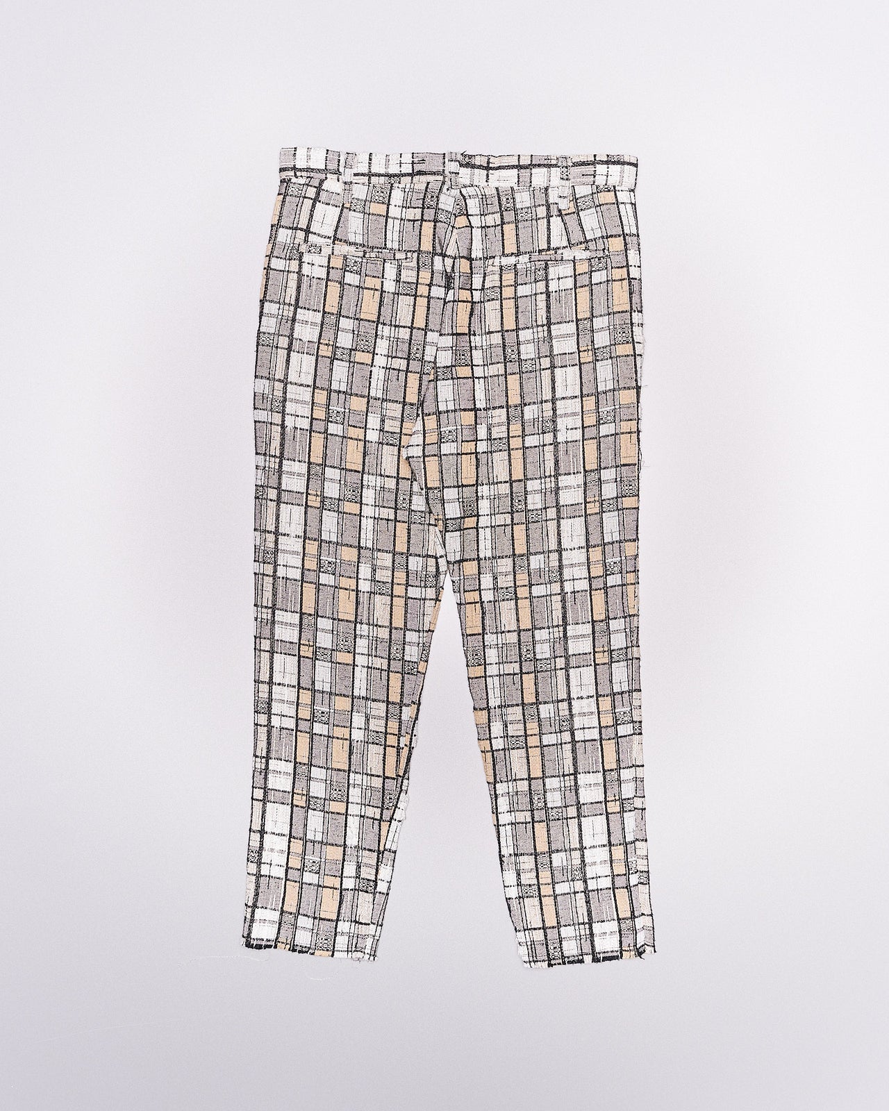 Song For The Mute Sample woven check trouser