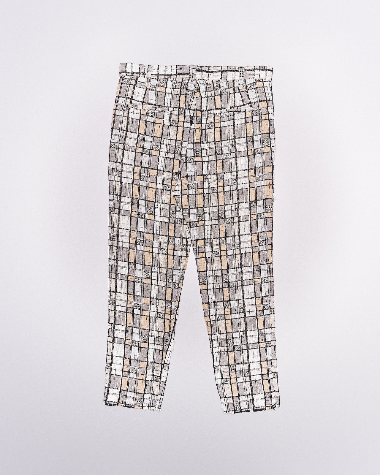 Song For The Mute Sample woven check trouser