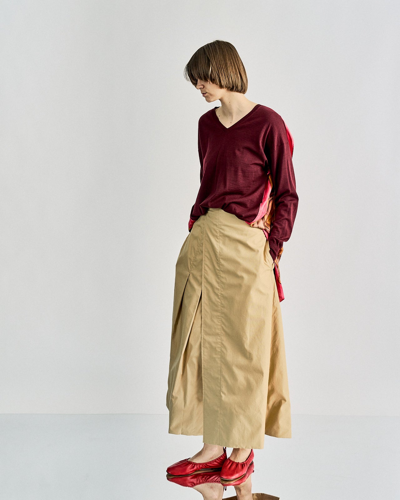 Celine Pre Fall 2017 Safari wrap skirt