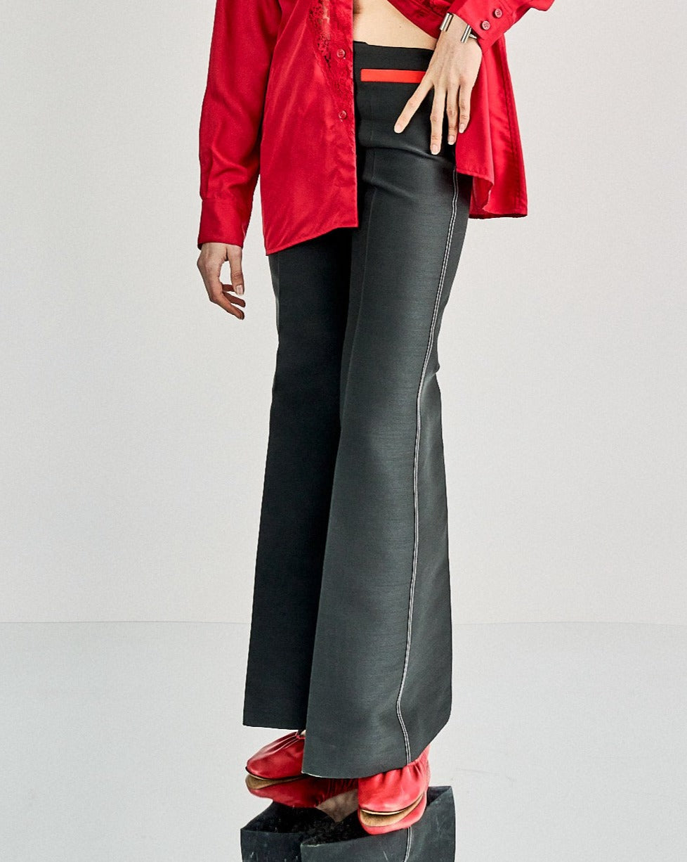 Celine Structured flare trouser