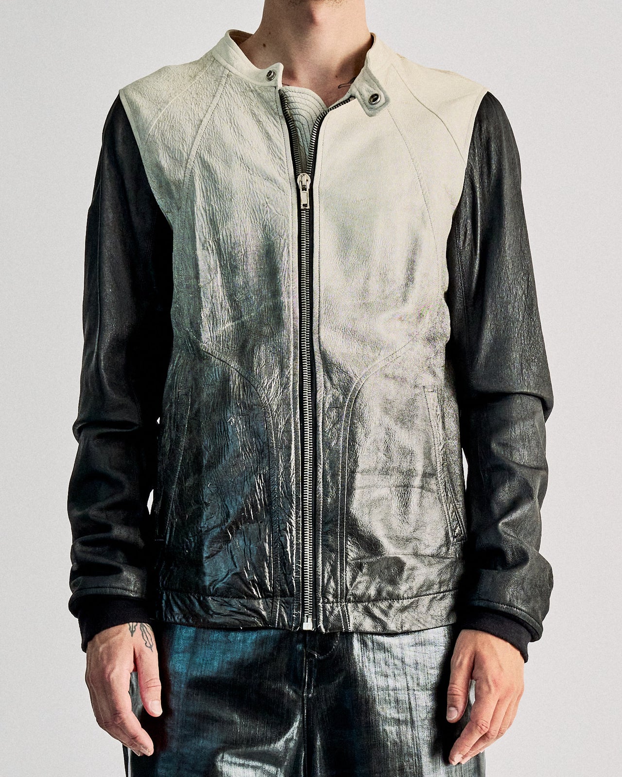 Rick Owens SS 2009 Gradient leather bomber jacket