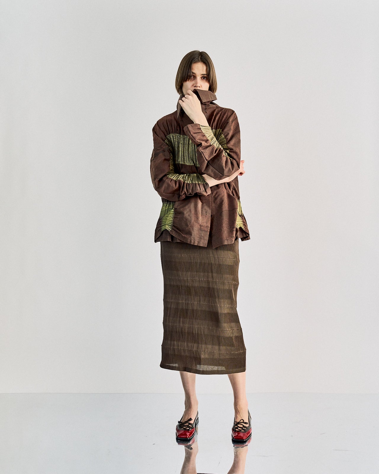 Issey Miyake AW 2008 Fête crepe bolero