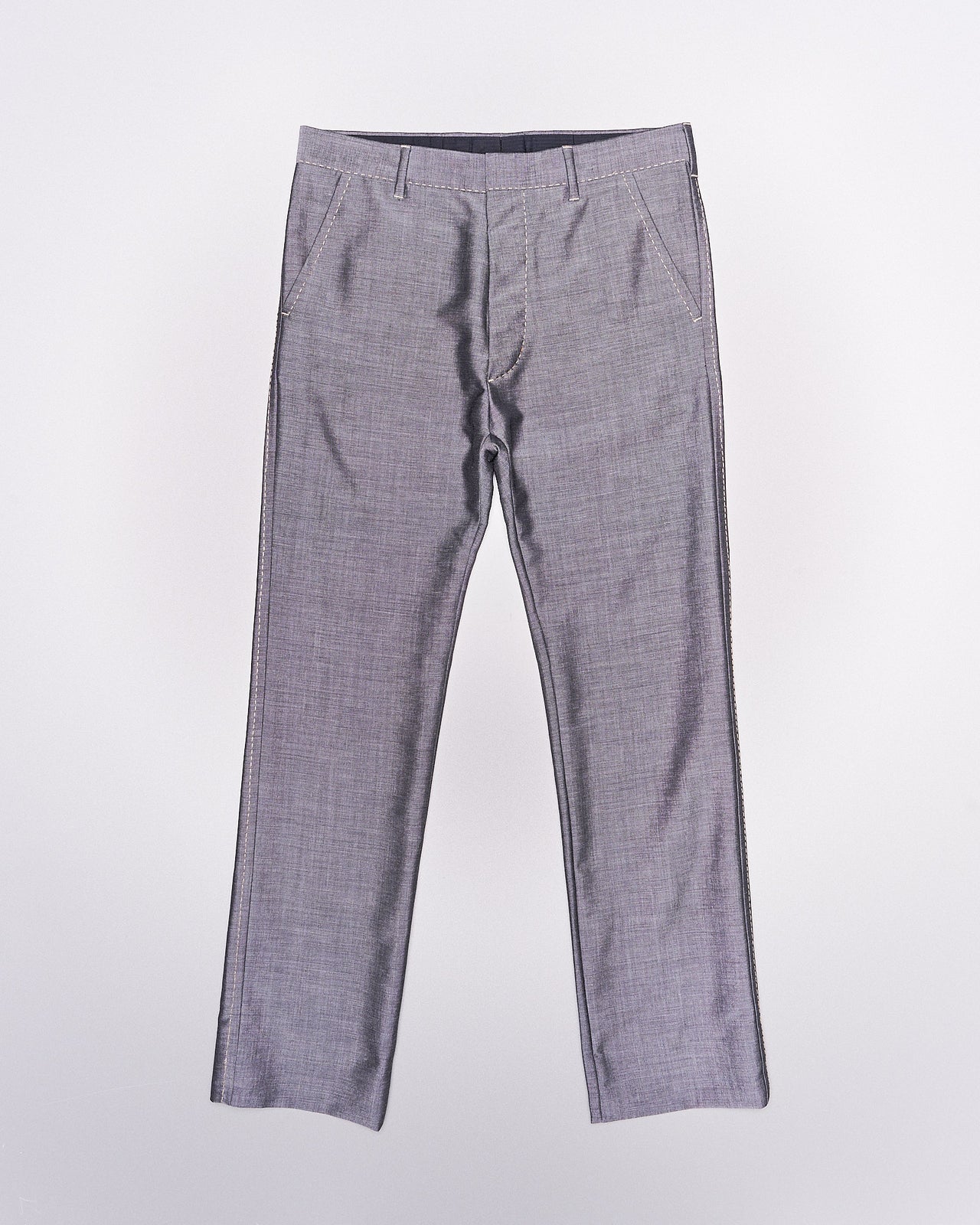Prada 2015 Stitch detail mohair trouser