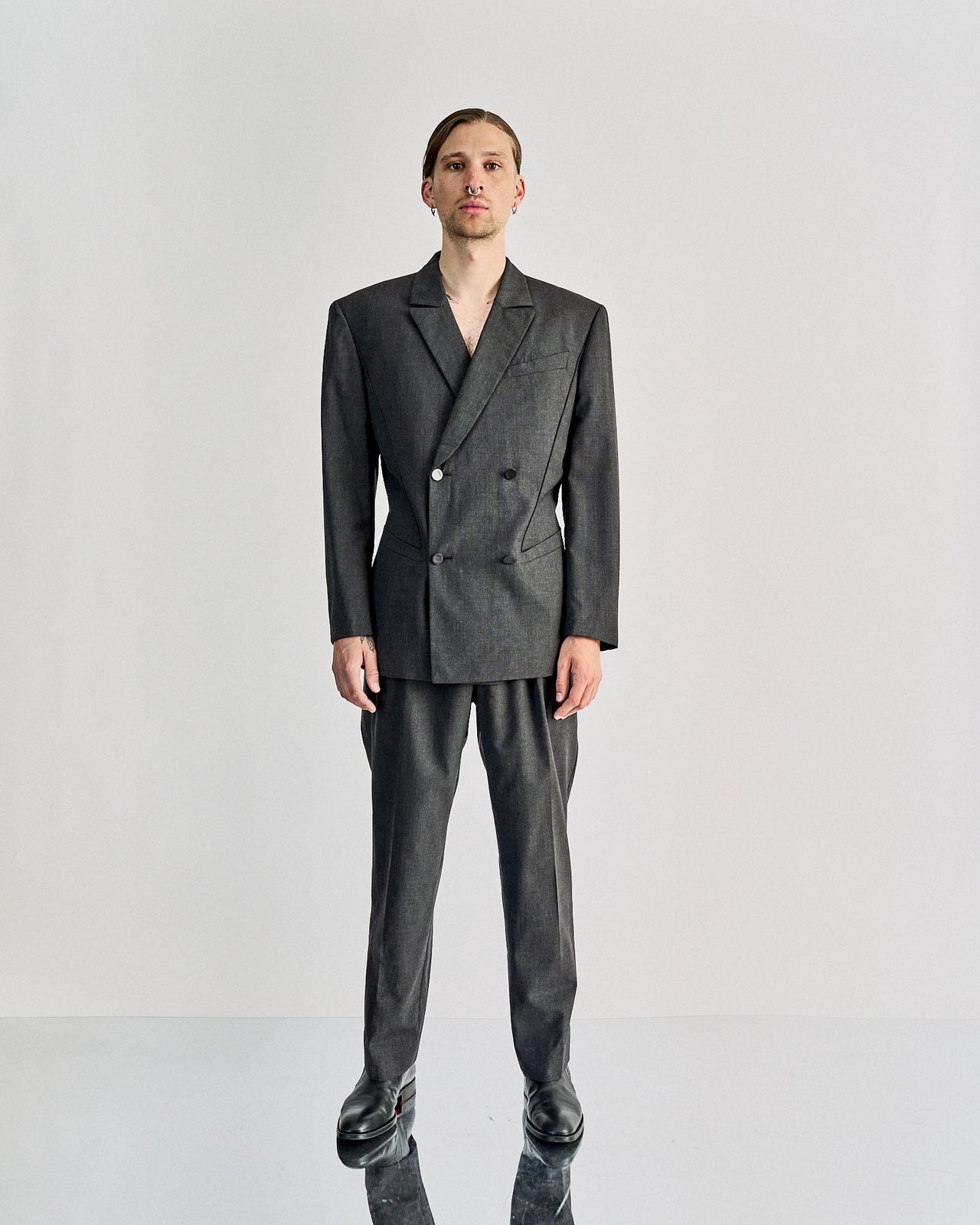 Thierry Mugler Vintage 1980's double breasted 2-piece suit