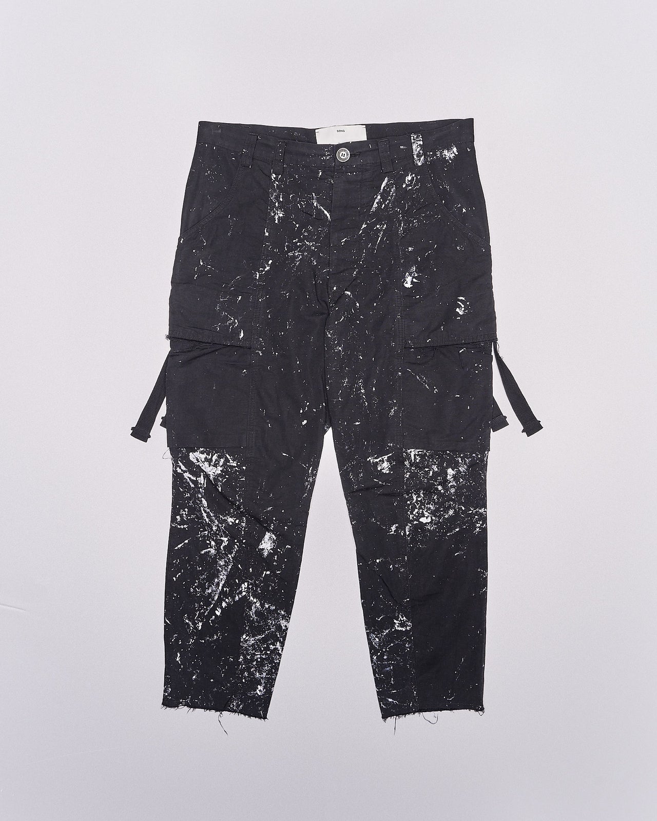 Song For The Mute 20.2 Djebel paint splatter tapered cargo pant