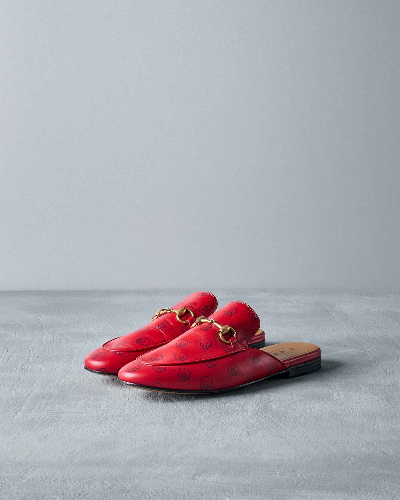 Gucci Ghost Horsebit Accent Mules