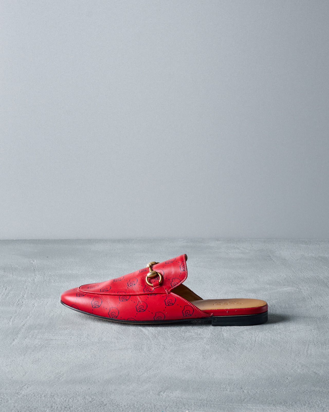 Gucci Ghost Horsebit Accent Mules