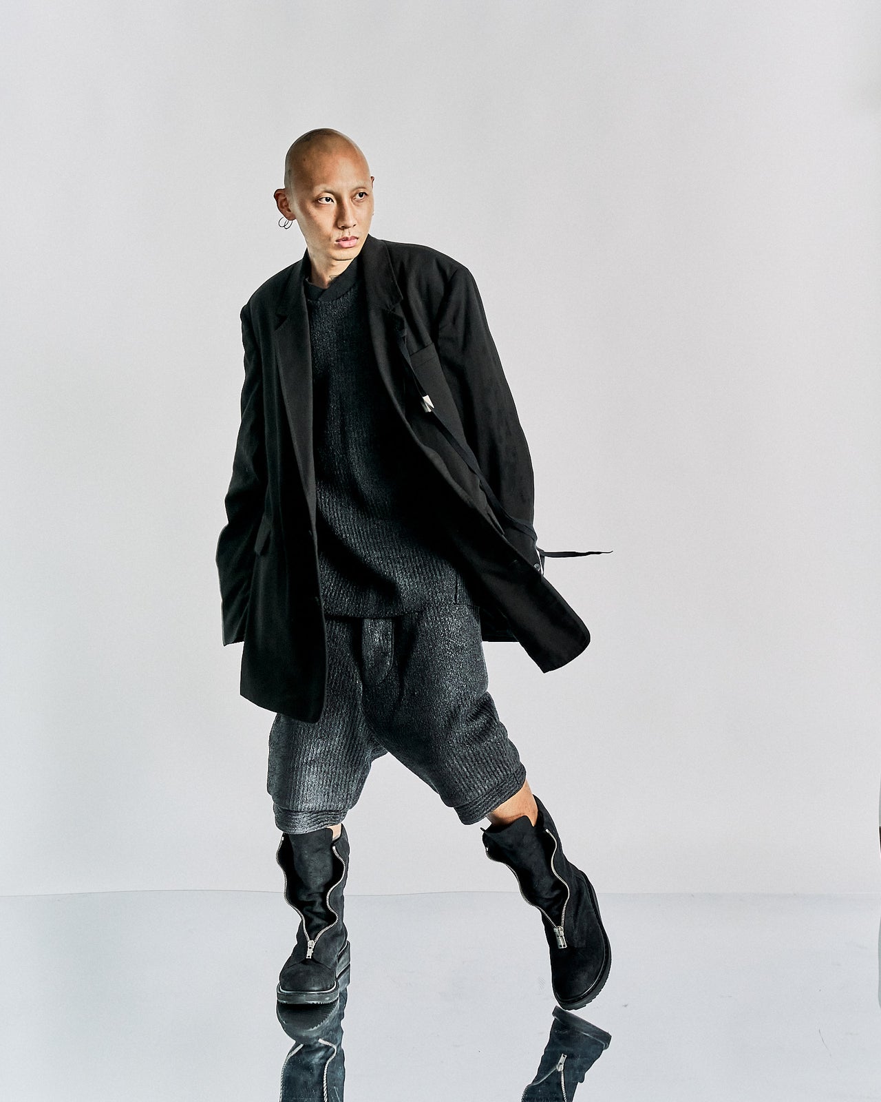 Ann Demeulemeester SS 2023 Den Slouchy double gaze blazer