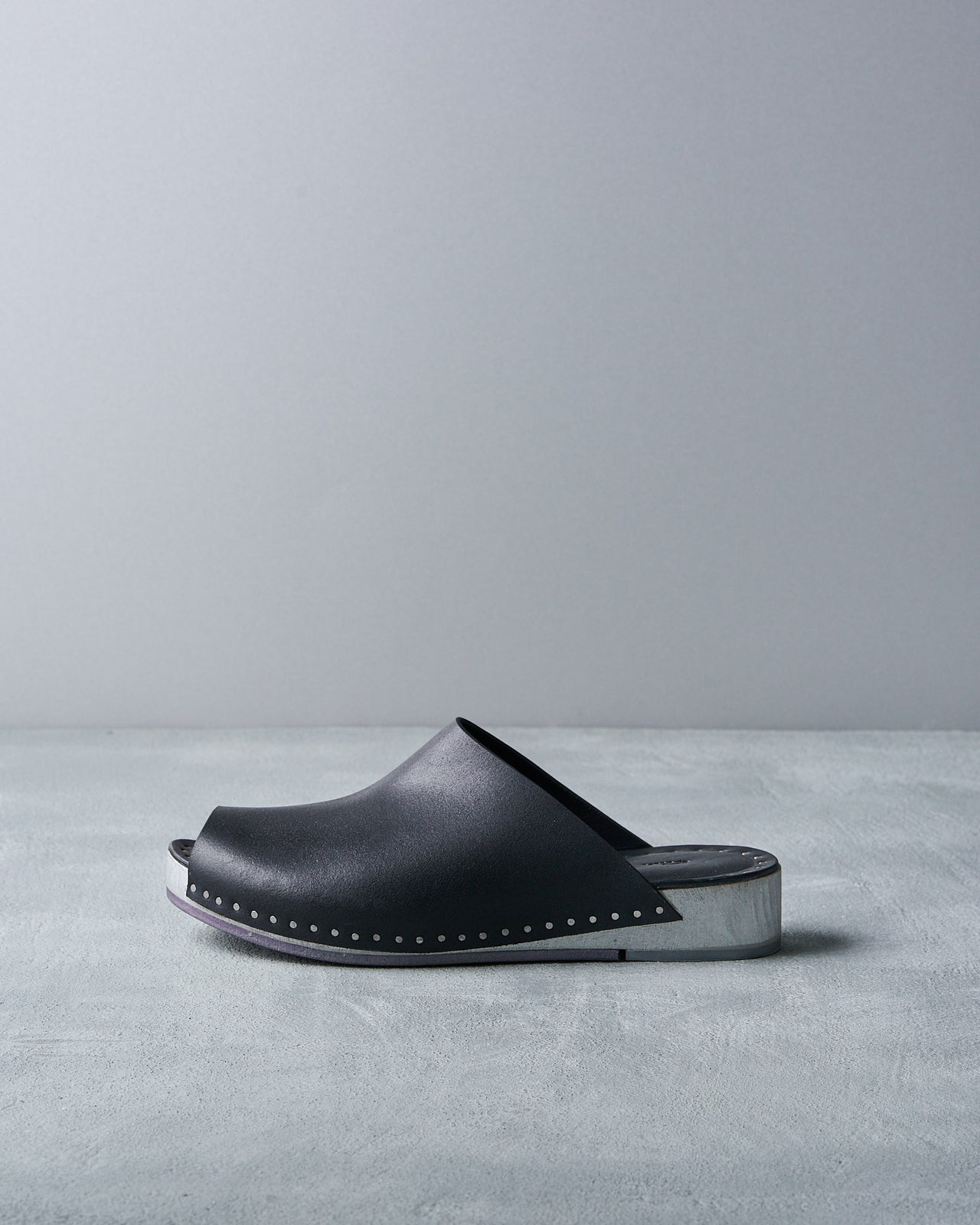 Rick Owens Silver Studded Clog