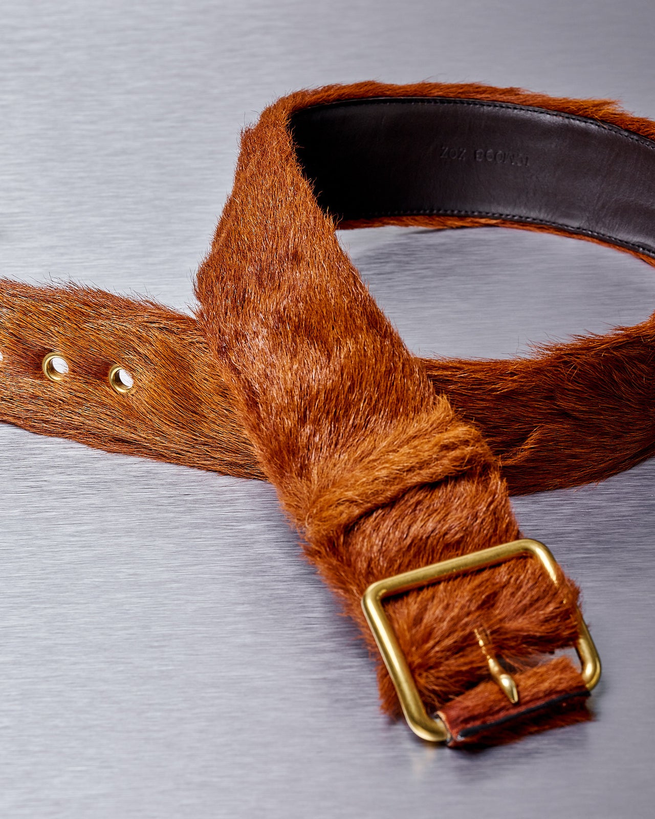 Prada FW 2017 Calf Fur Belt