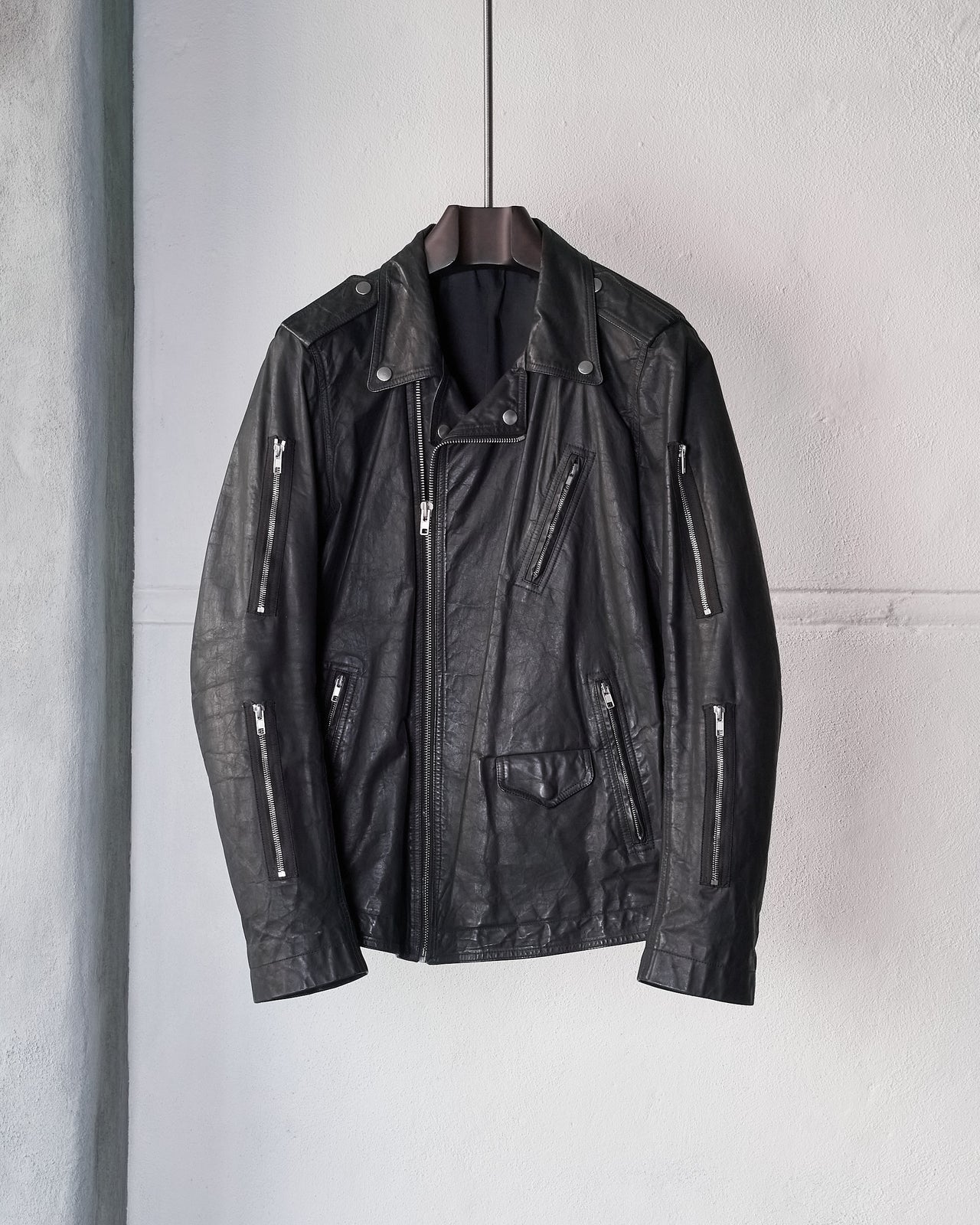 Spring Summer 2016 Cyclops Stooges Zip Leather Jacket