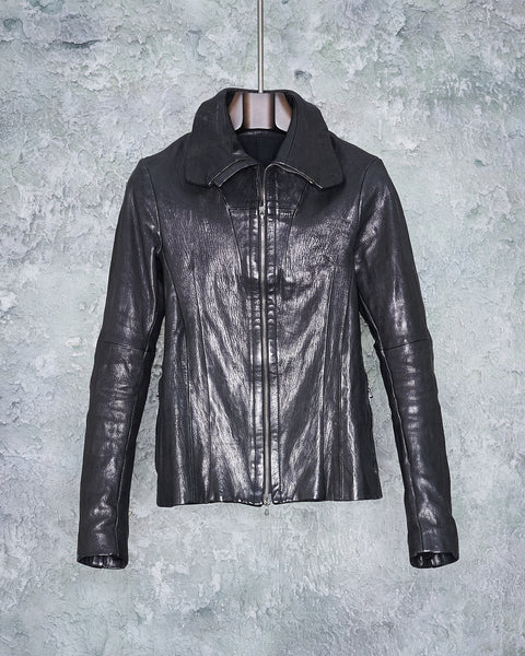 ジャケット・アウター JULIUS COVERED NECK MA-1 Zip Up Jacket Julius MA_Julius Leather Jacket 2011AW - Gem