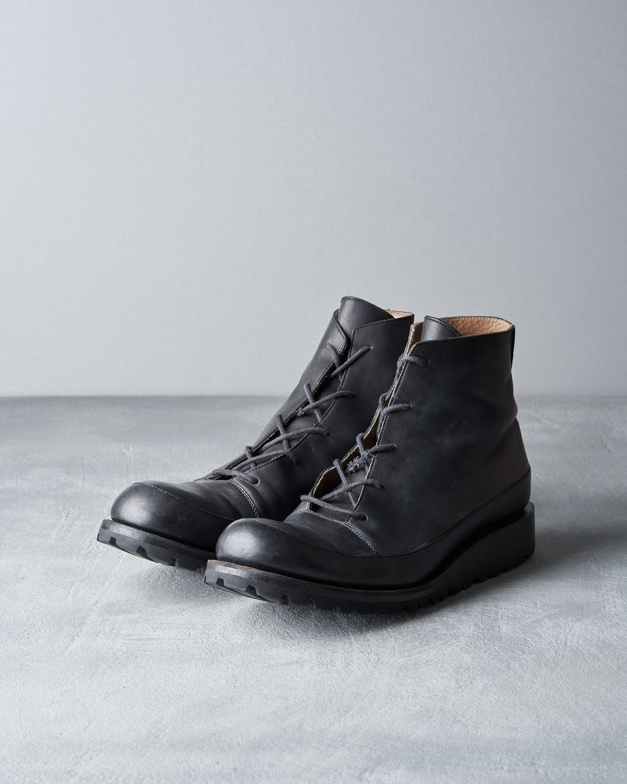 Song For The Mute X Andrew Mcdonald leather lace up boot