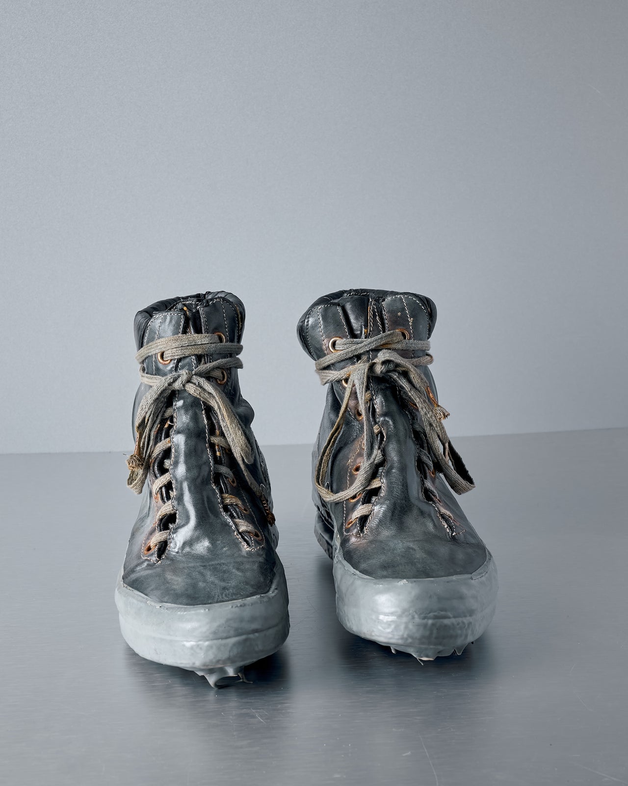 Carol Christian Poell BIAS-PTC/19 Titanium insert U-sole Bison prosthetic sneaker