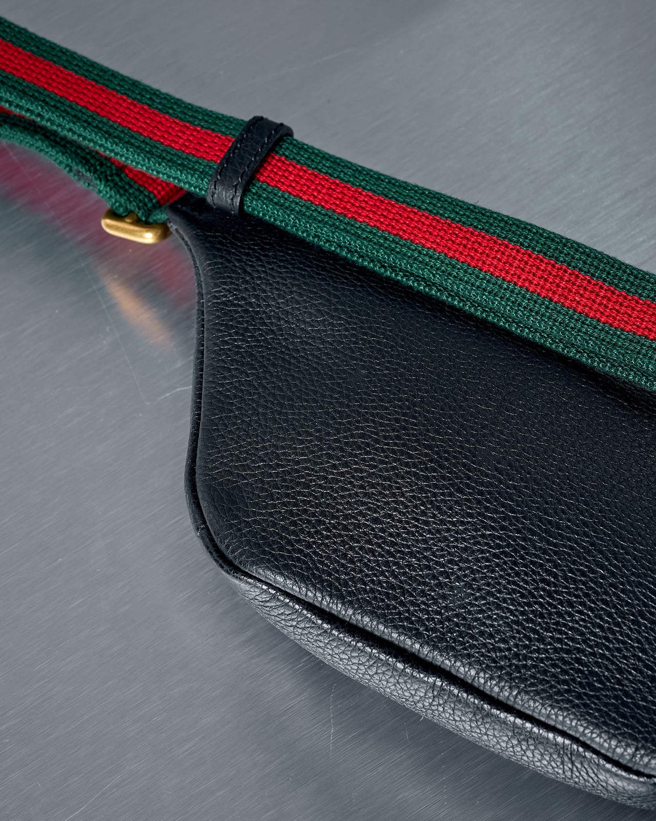 Gucci Leather Logo Cross Body Bag